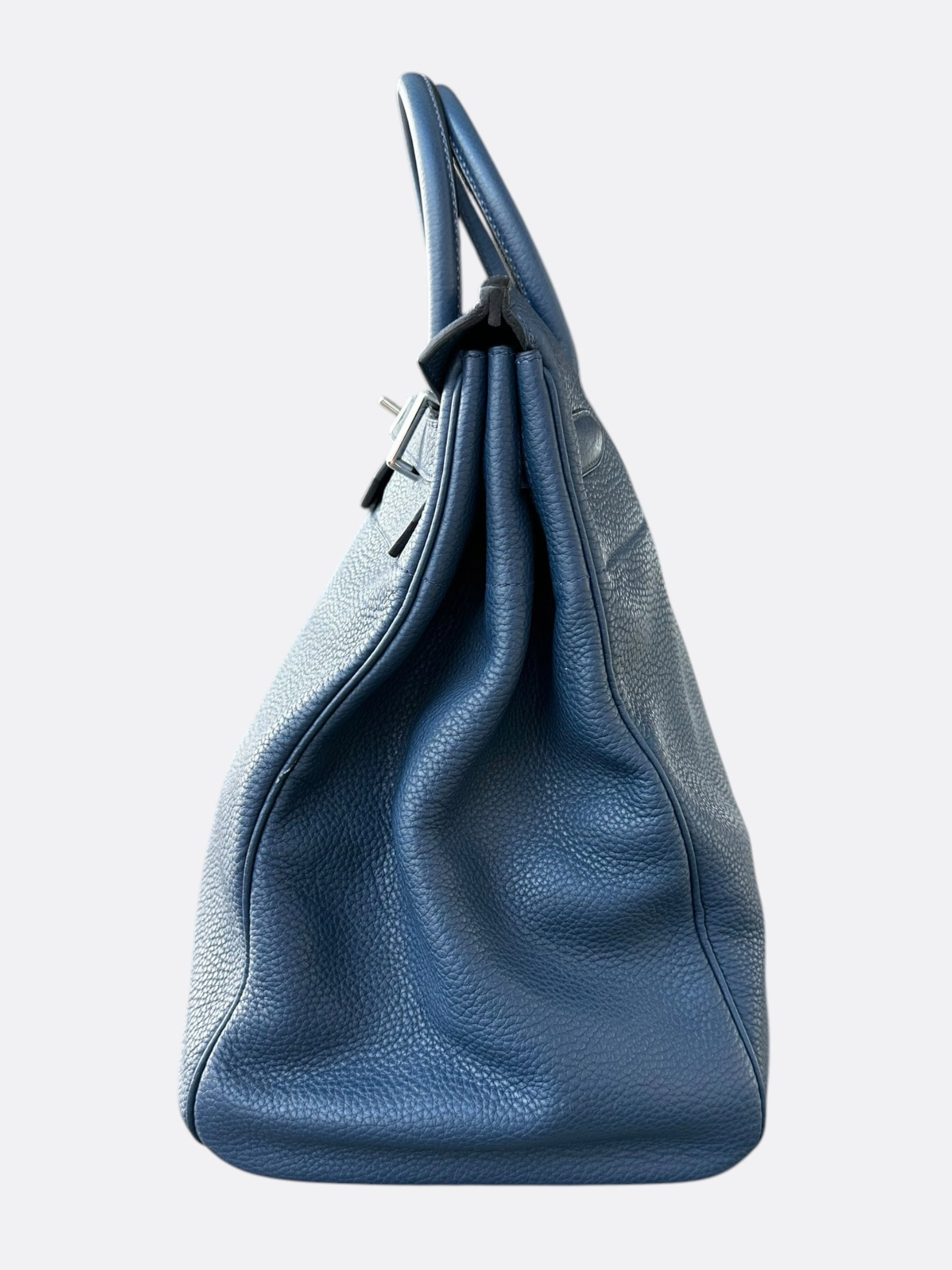 Hermes Blue Agate Togo HAC Birkin 40
