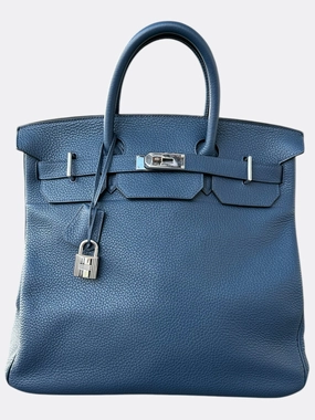 Hermes Blue Agate Togo HAC Birkin 40