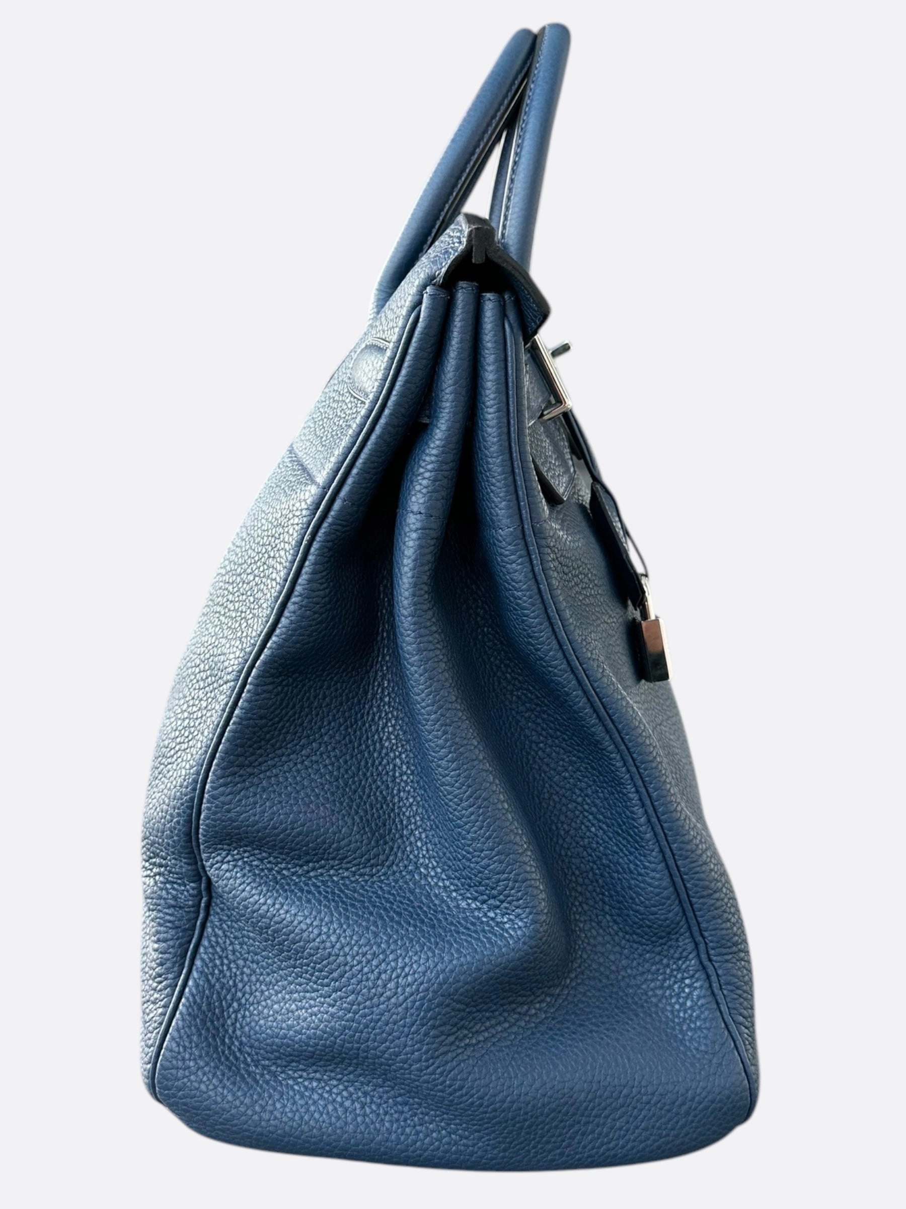 Hermes Blue Agate Togo HAC Birkin 40