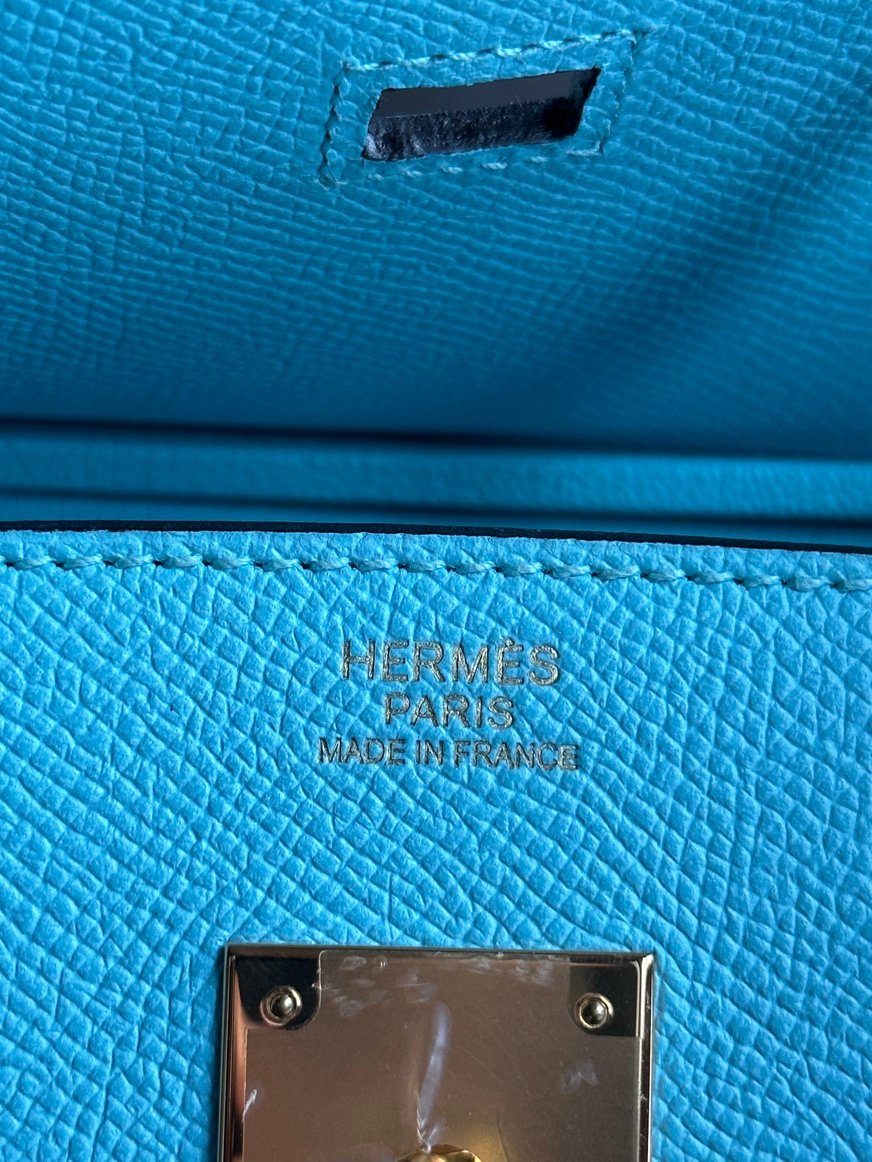 Hermes Blue Atoll Epsom Birkin 30