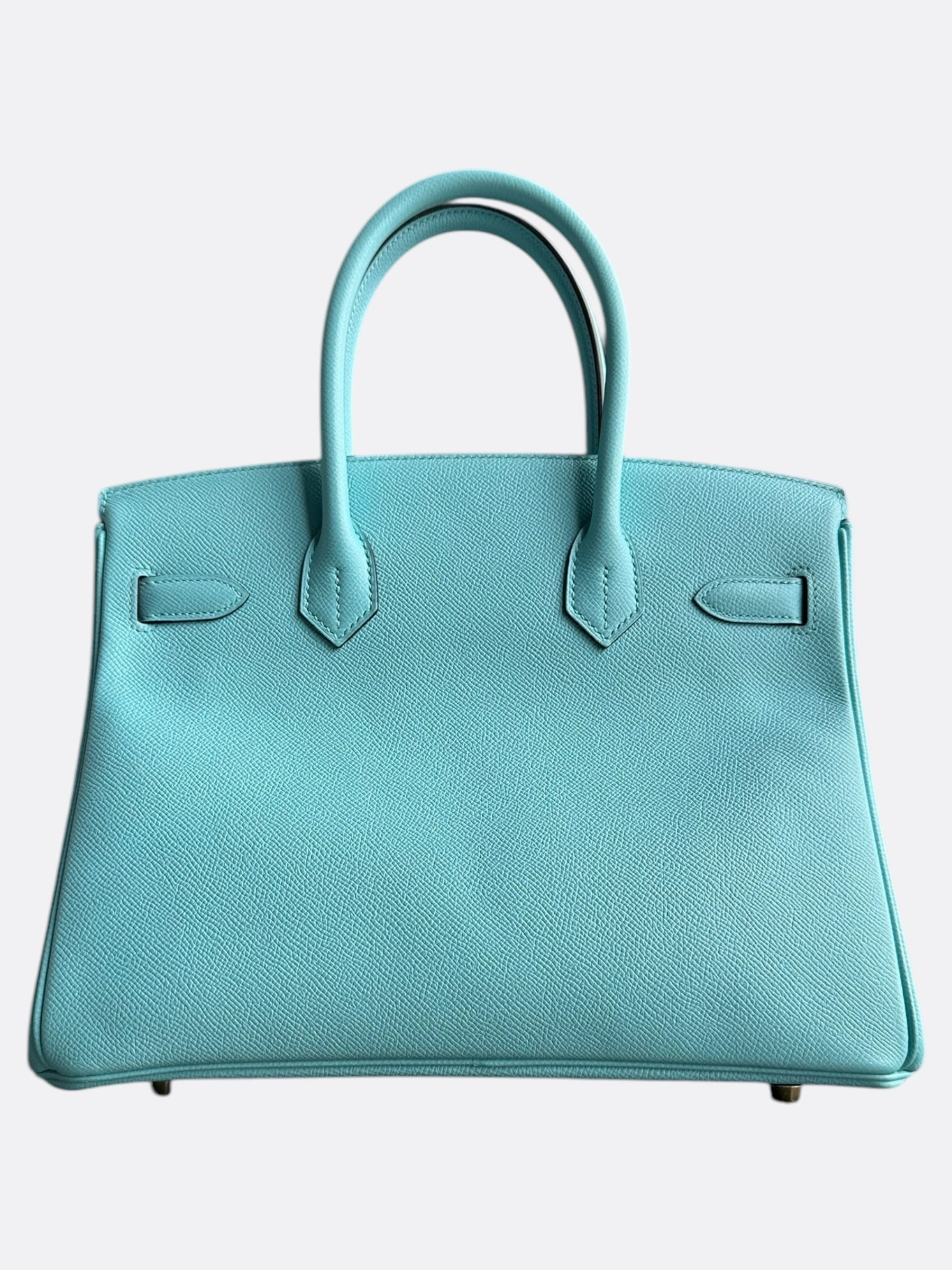 Hermes Blue Atoll Epsom Birkin 30