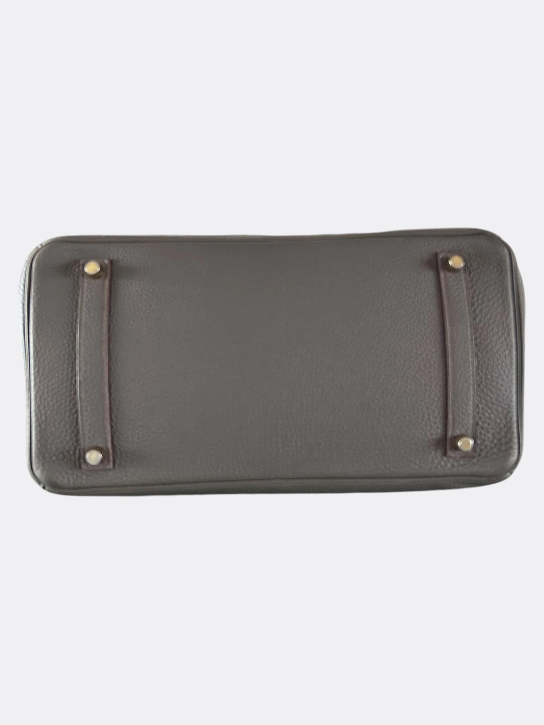 Hermes Grey Etain Togo Birkin 35