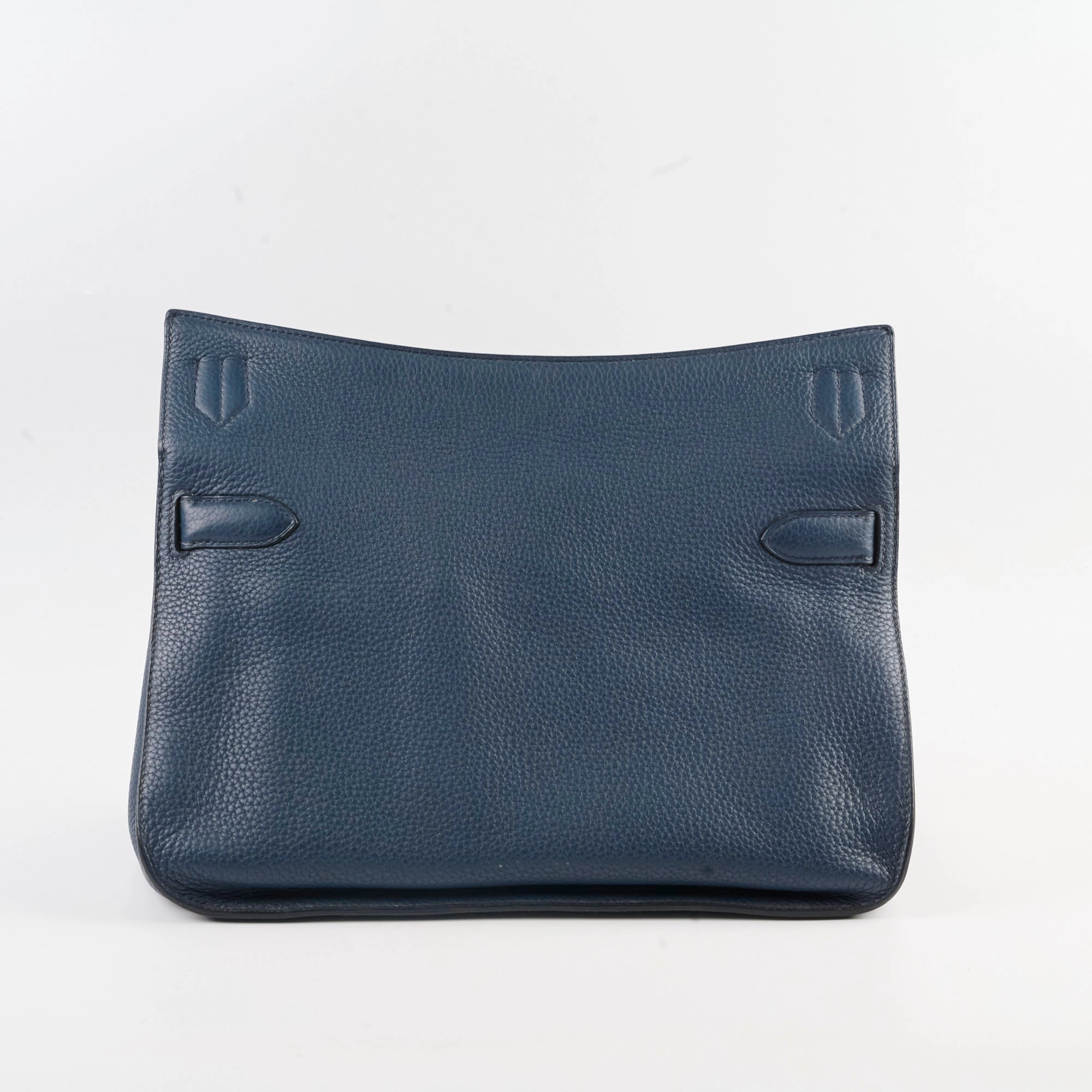 Hermes Jypsiere 34 Navy Square Q Stamp