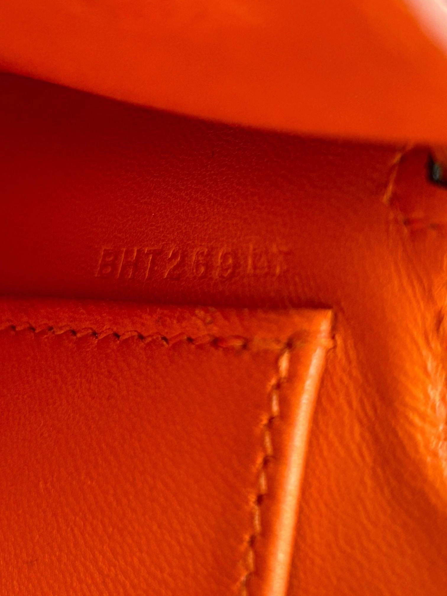 Hermes Orange Epsom Mini Kelly 20