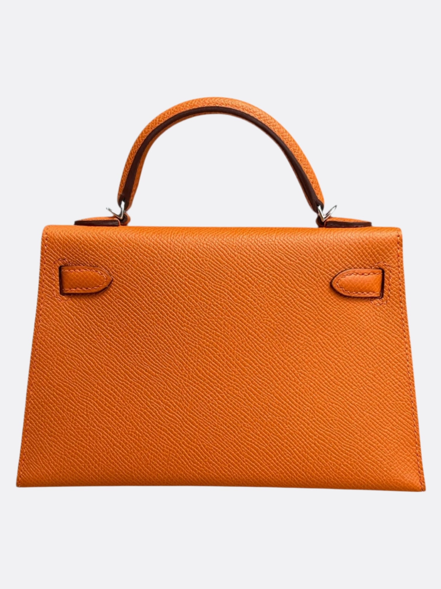 Hermes Orange Epsom Mini Kelly 20
