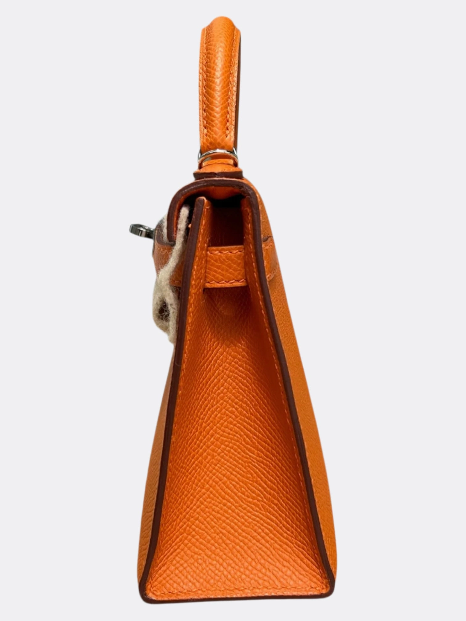 Hermes Orange Epsom Mini Kelly 20