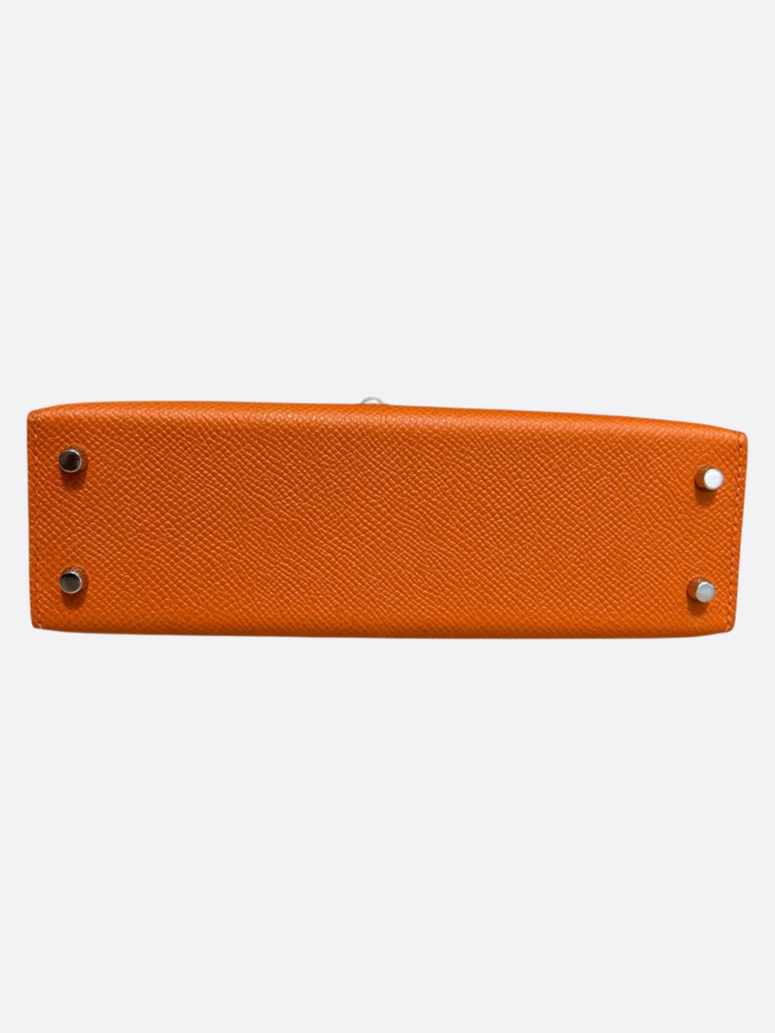 Hermes Orange Epsom Mini Kelly 20