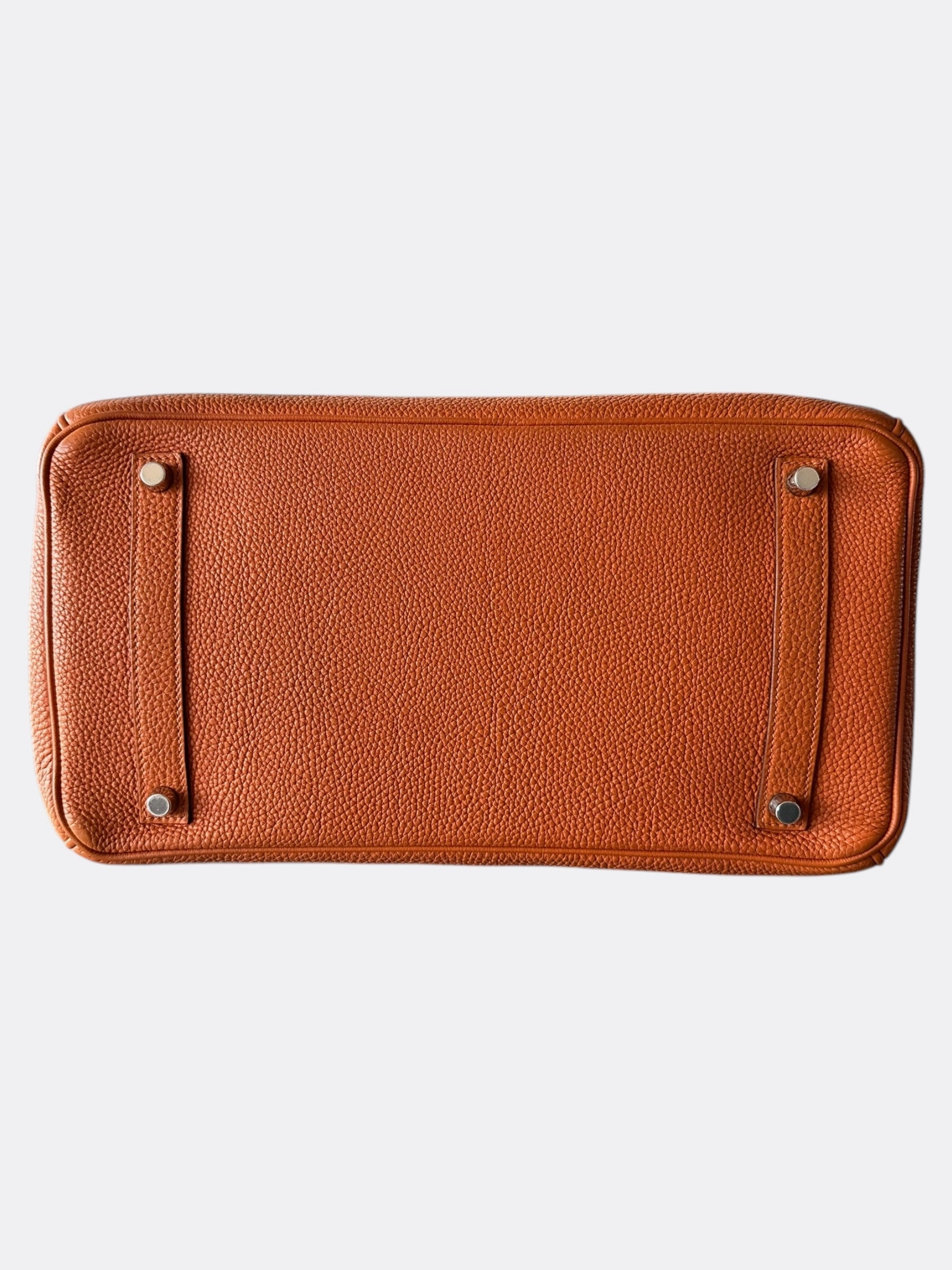 Hermes Orange Togo Birkin 35