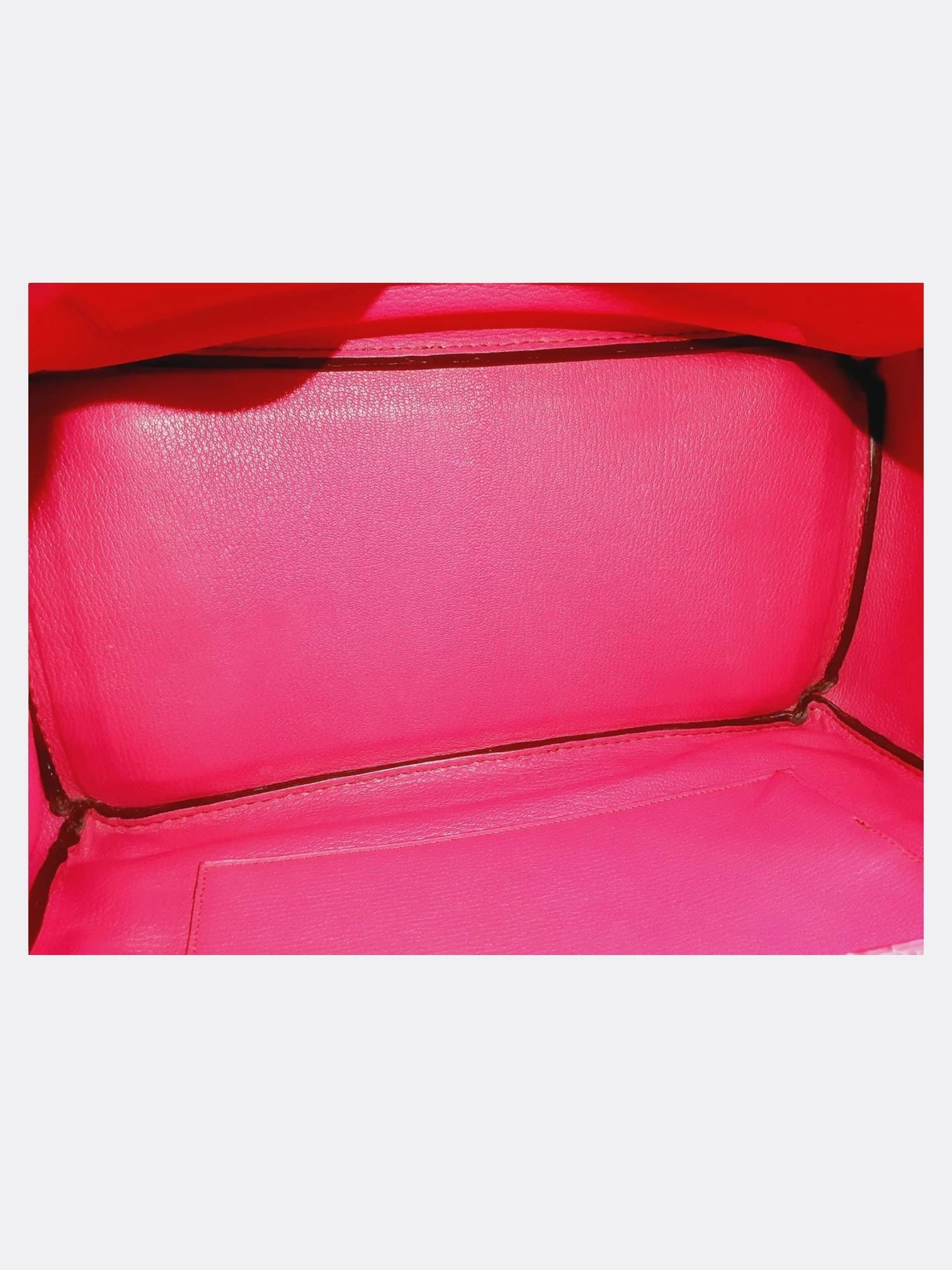 Hermes Pink Fucshia Shiny Porous Crocodile Birkin 35