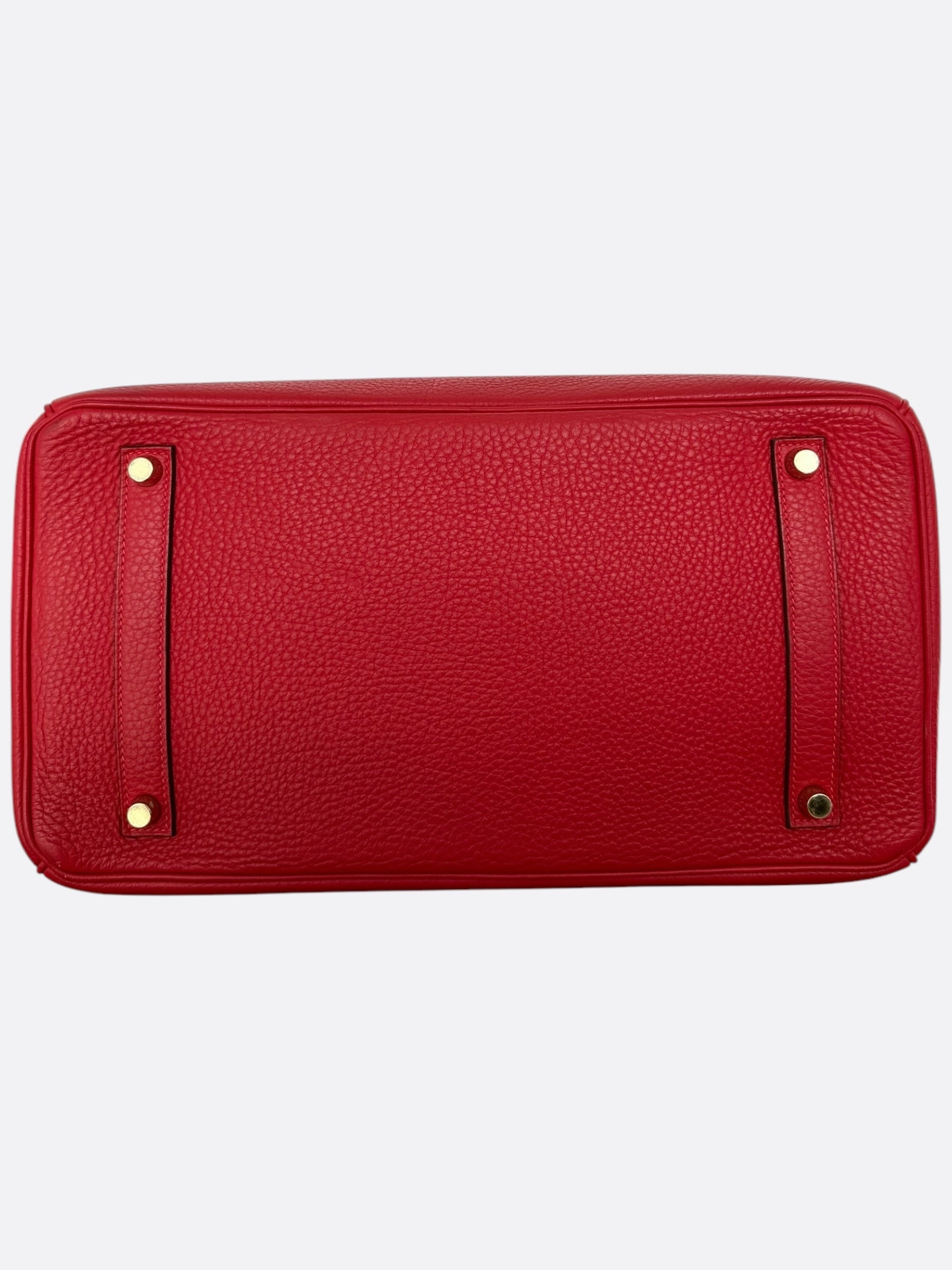 Hermes Rouge Togo Birkin 35