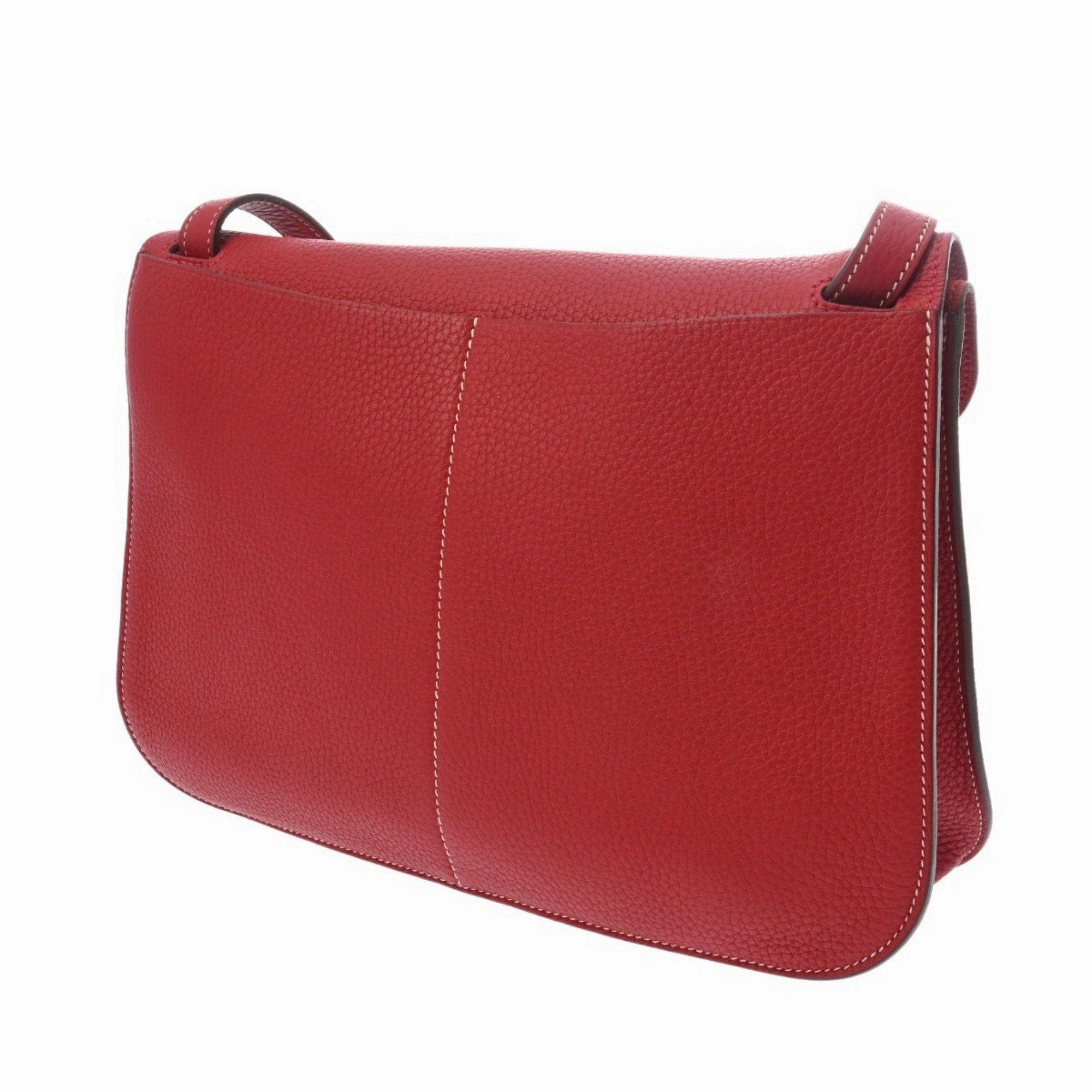 Hermes Taurillon Clemence Leather Shoulder Bag (Pre-Owned)