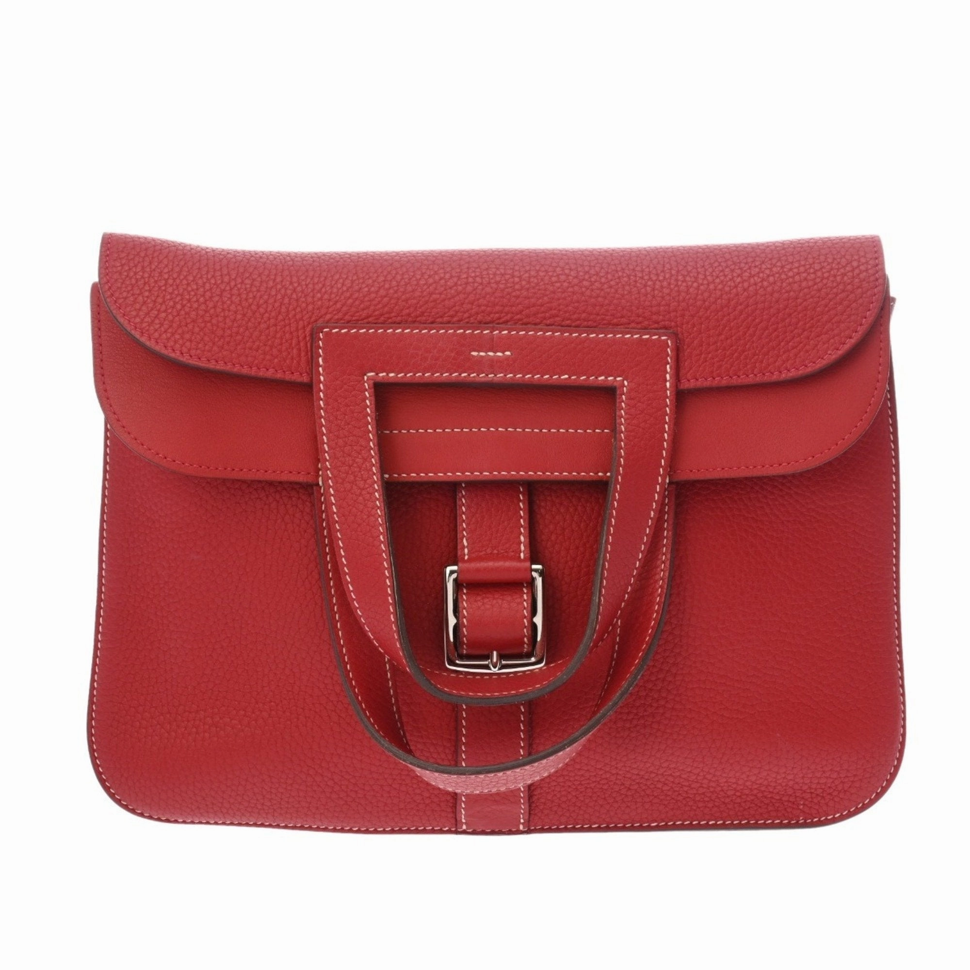 Hermes Taurillon Clemence Leather Shoulder Bag (Pre-Owned)