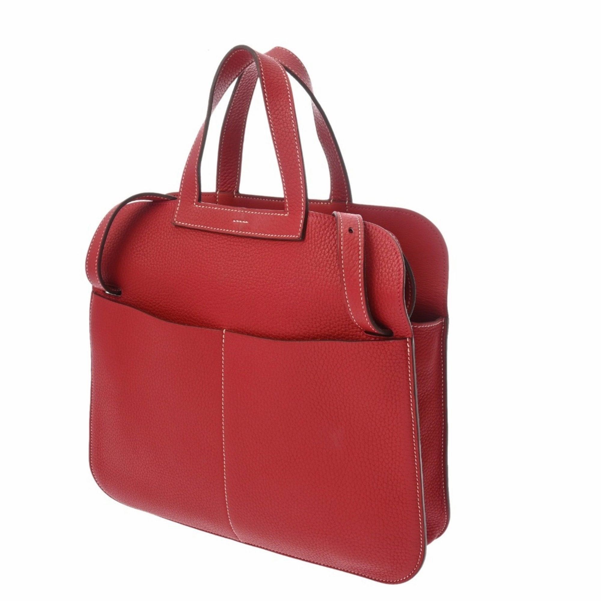 Hermes Taurillon Clemence Leather Shoulder Bag (Pre-Owned)