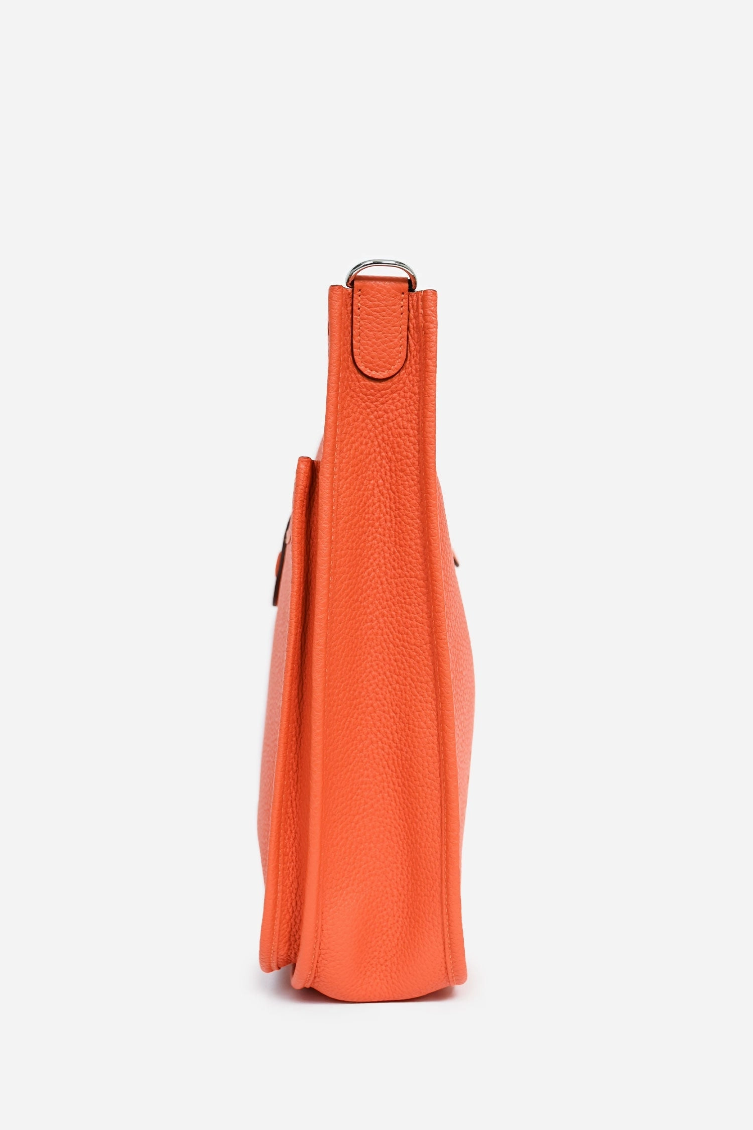 Herms 2015 Orange Clemence Leather Evelyne 29 GM