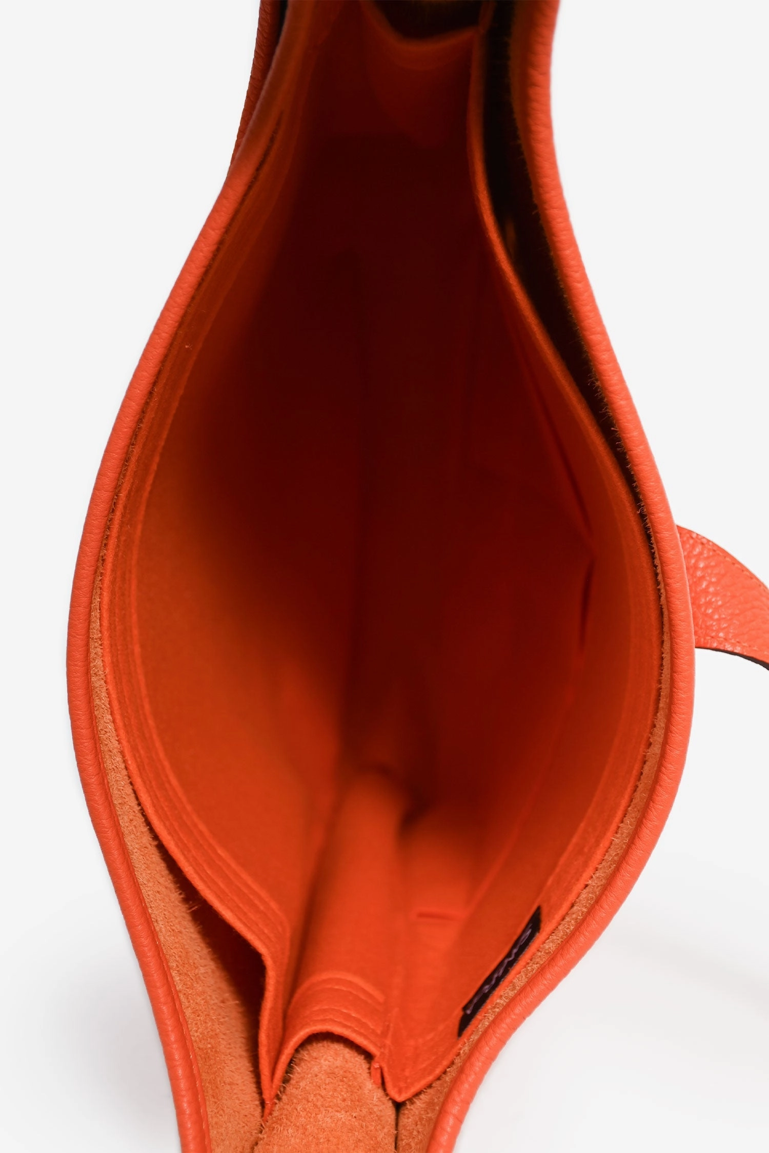 Herms 2015 Orange Clemence Leather Evelyne 29 GM