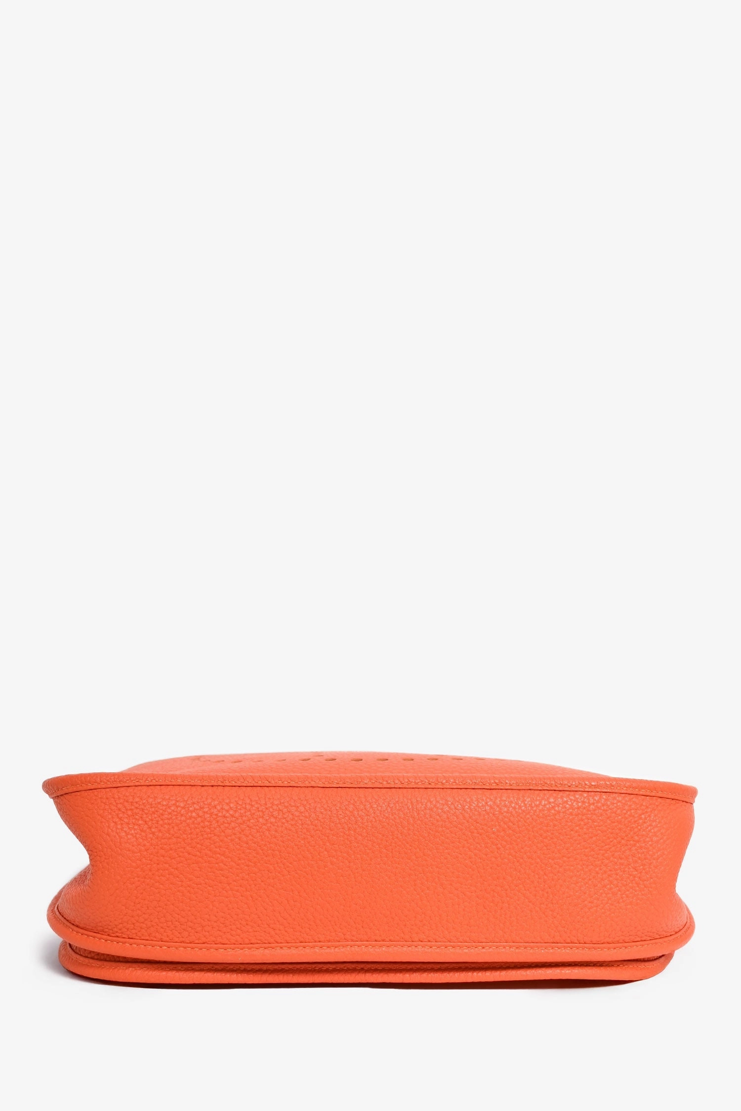 Herms 2015 Orange Clemence Leather Evelyne 29 GM