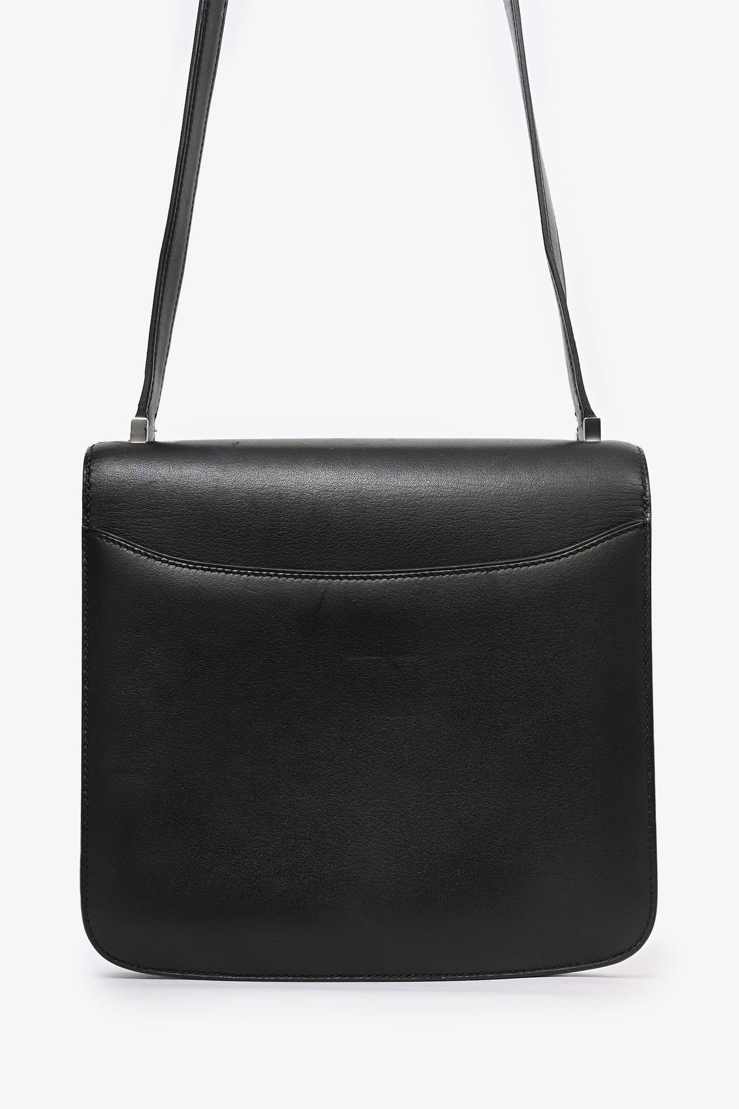 Herms 2018 Black Evercolor Leather 2002 20 Crossbody Bag