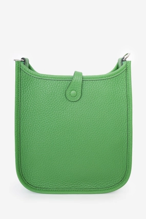 Herms 2024 Green Clemence Leather Evelyne TPM Crossbody