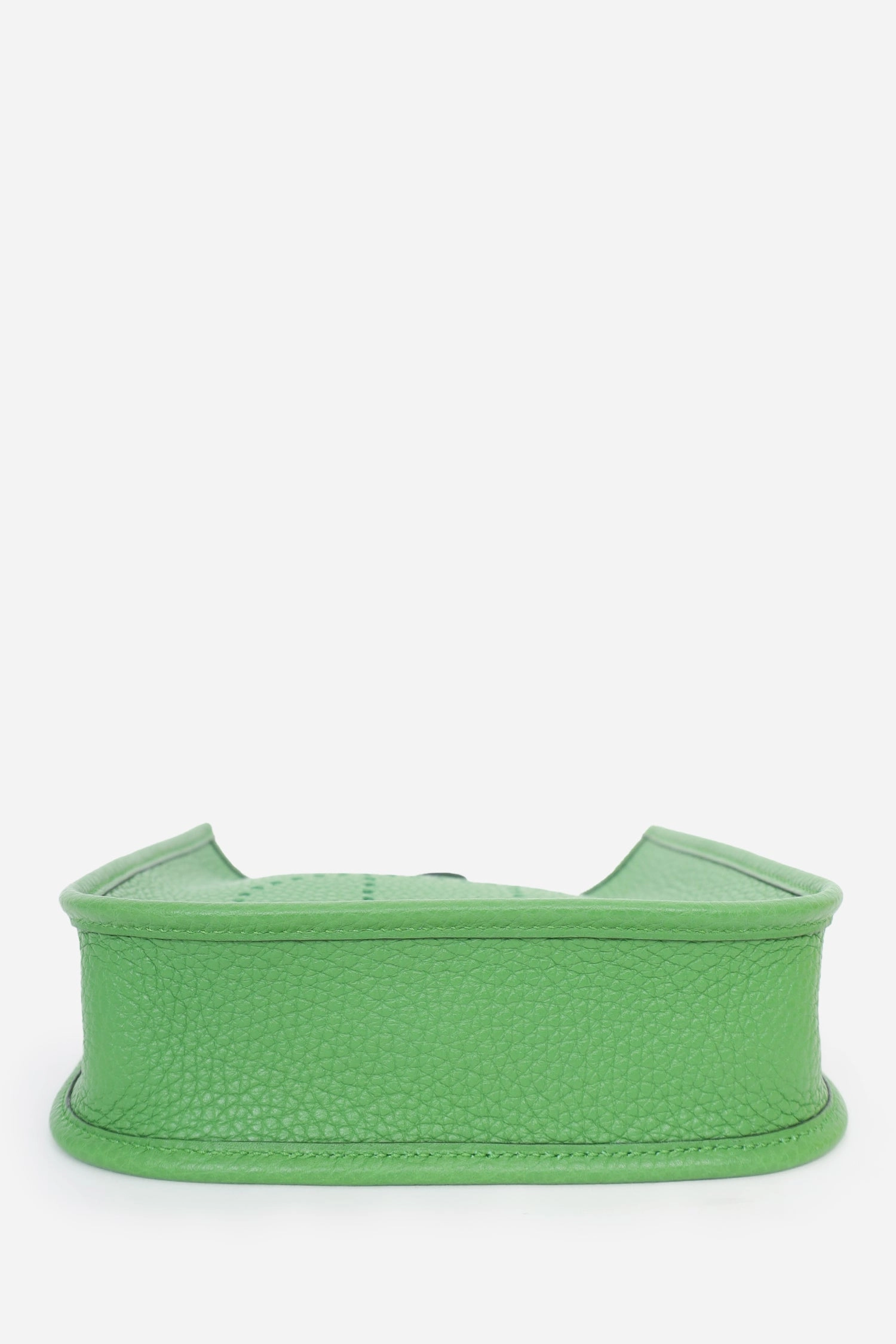 Herms 2024 Green Clemence Leather Evelyne TPM Crossbody