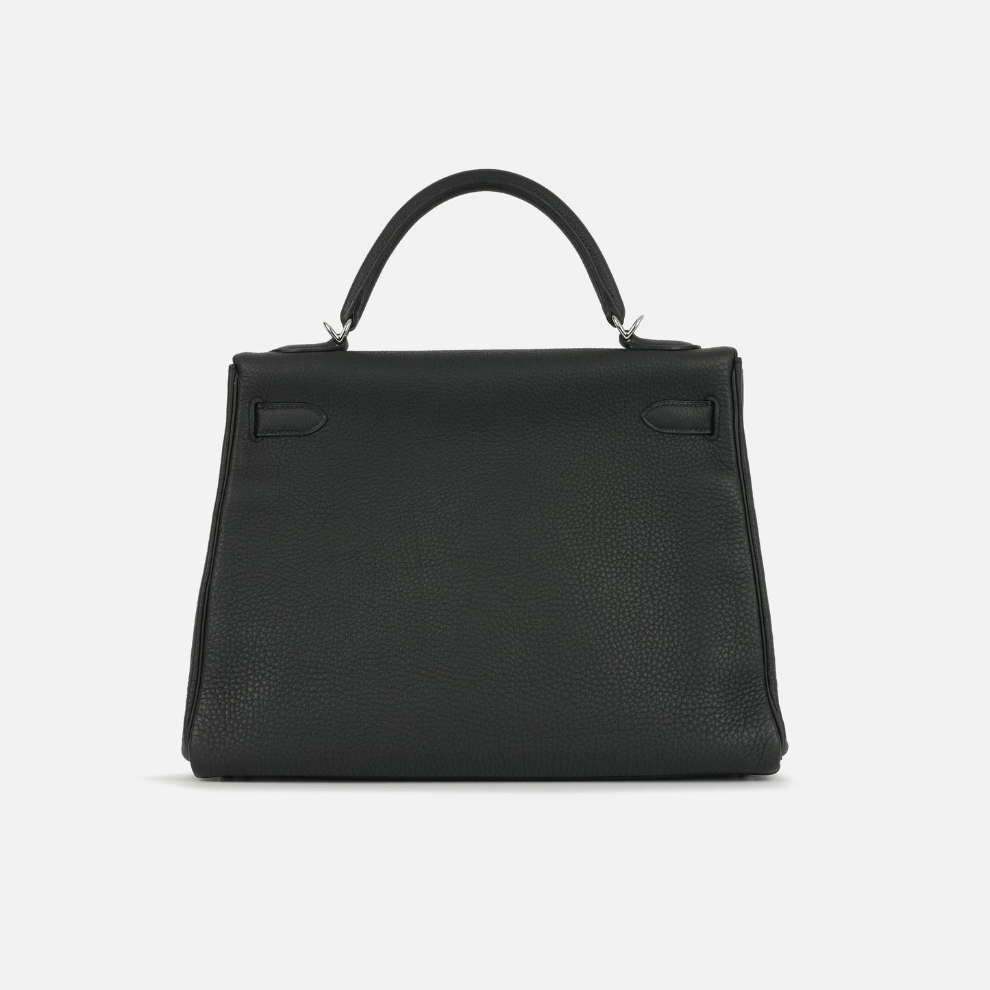 Herms - Kelly 32 - Noir Togo Leather PHW - 2015 - Pre-Loved