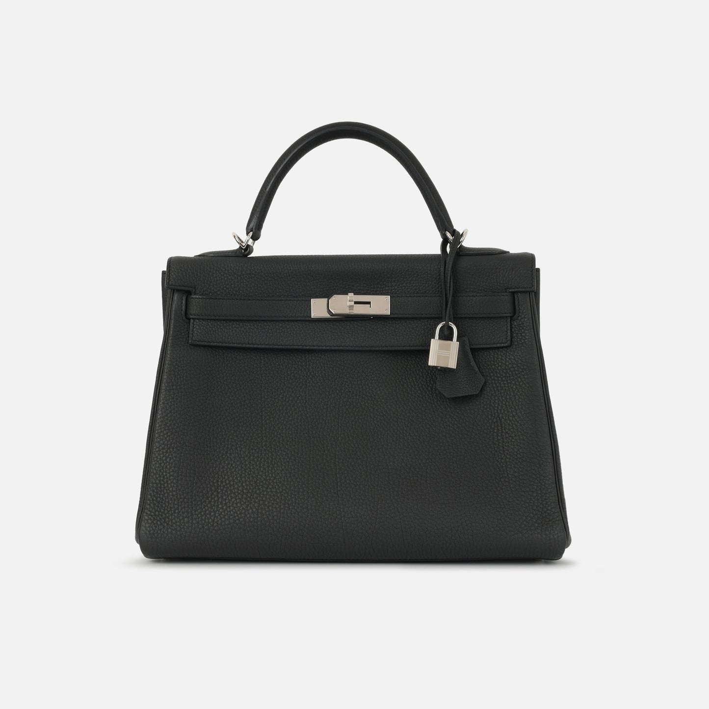 Herms - Kelly 32 - Noir Togo Leather PHW - 2015 - Pre-Loved
