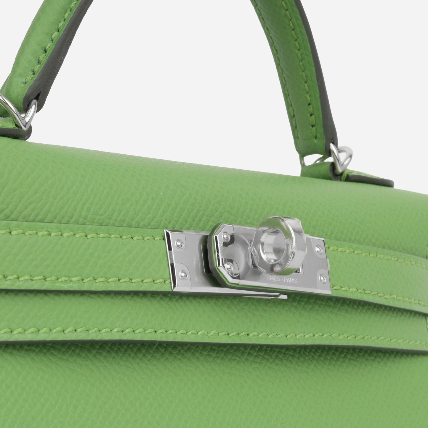 Herms - Mini Kelly 20 - Vert Yucca Epsom - GHW - Brand New - 2023