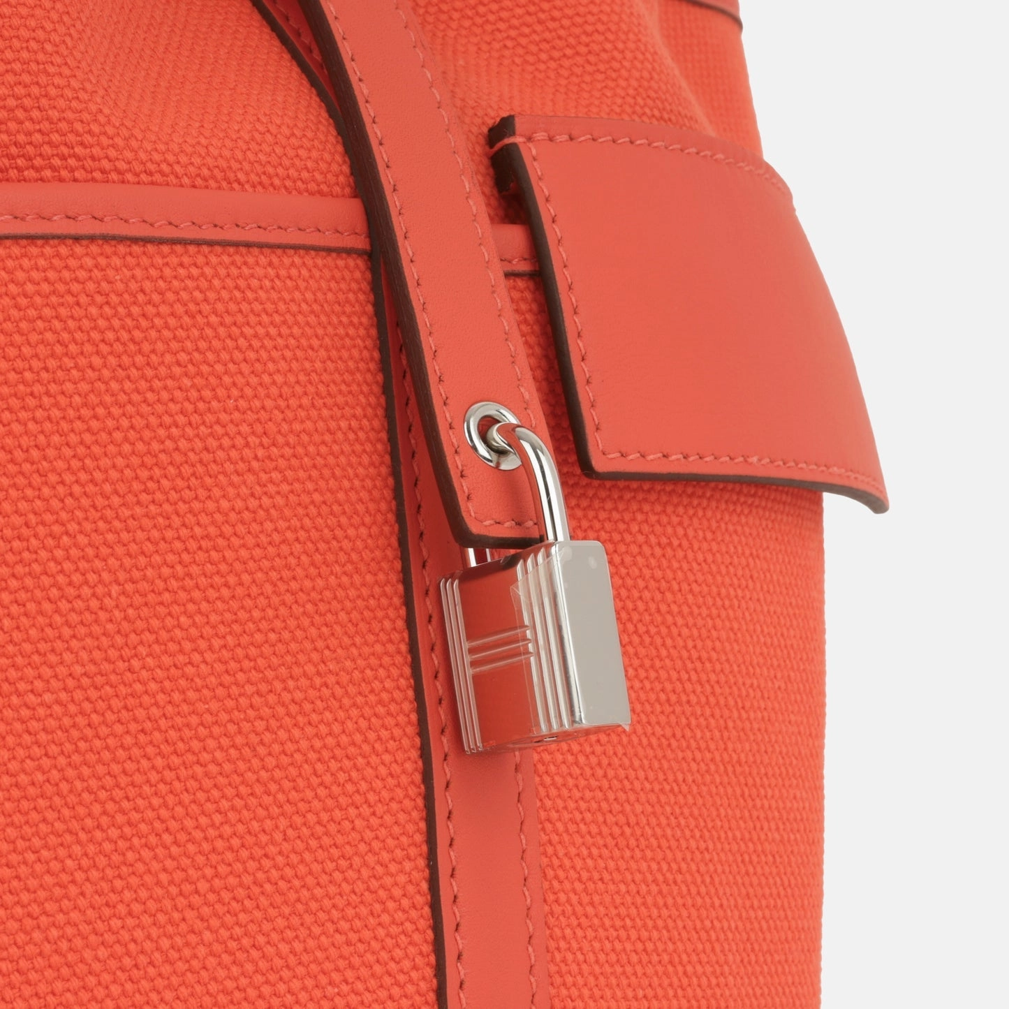 Herms - Picotin 18 Cargo - Orange Field Canvas PHW - Brand New - 2024
