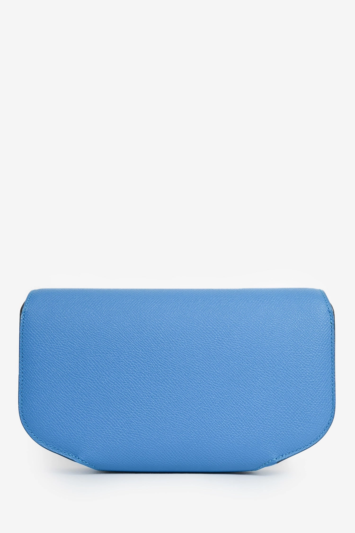Herms Blue Epsom Calfskin 'Cherche-Midi' Clutch