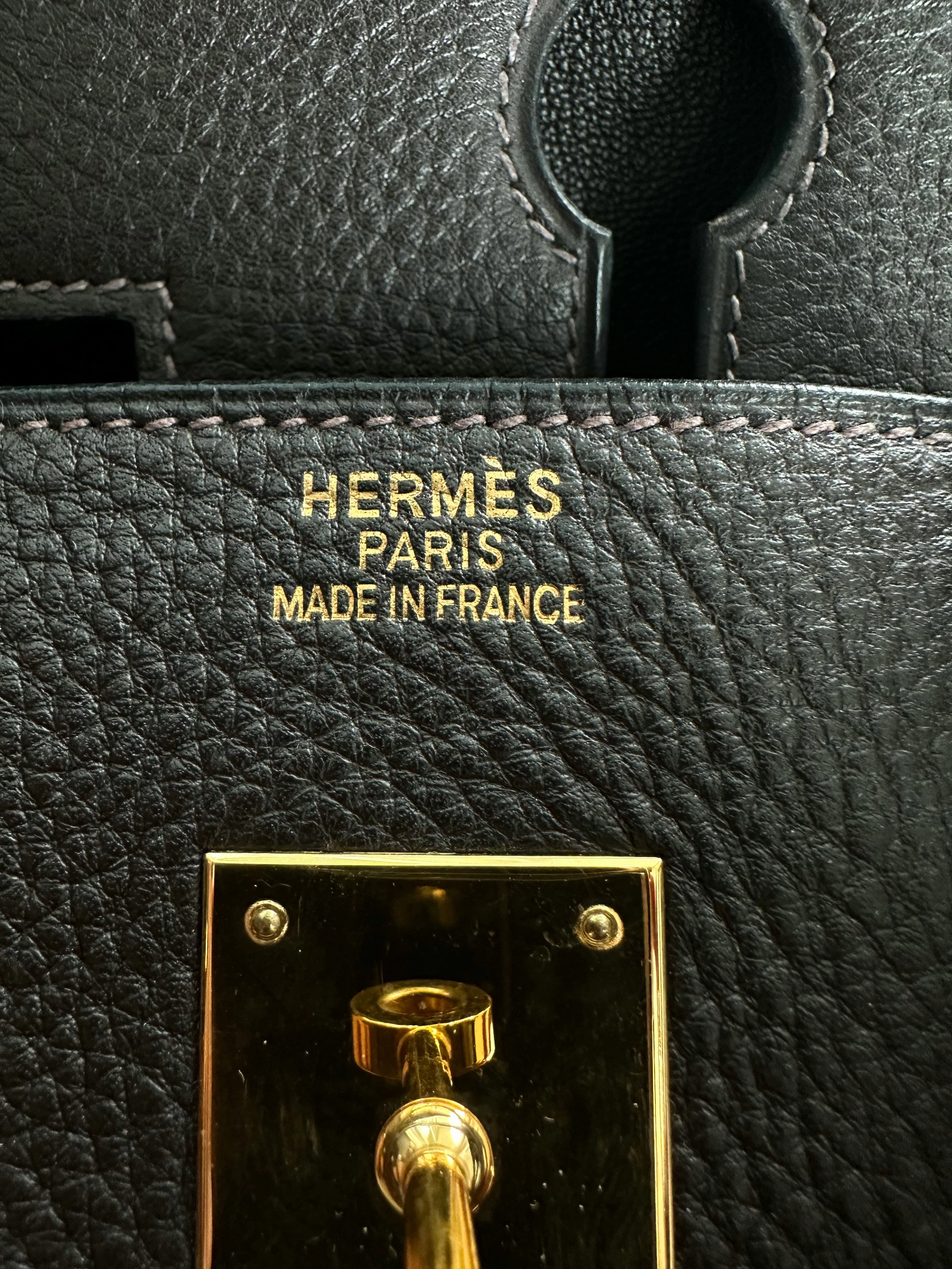 Herms Brown Clemence Birkin 35