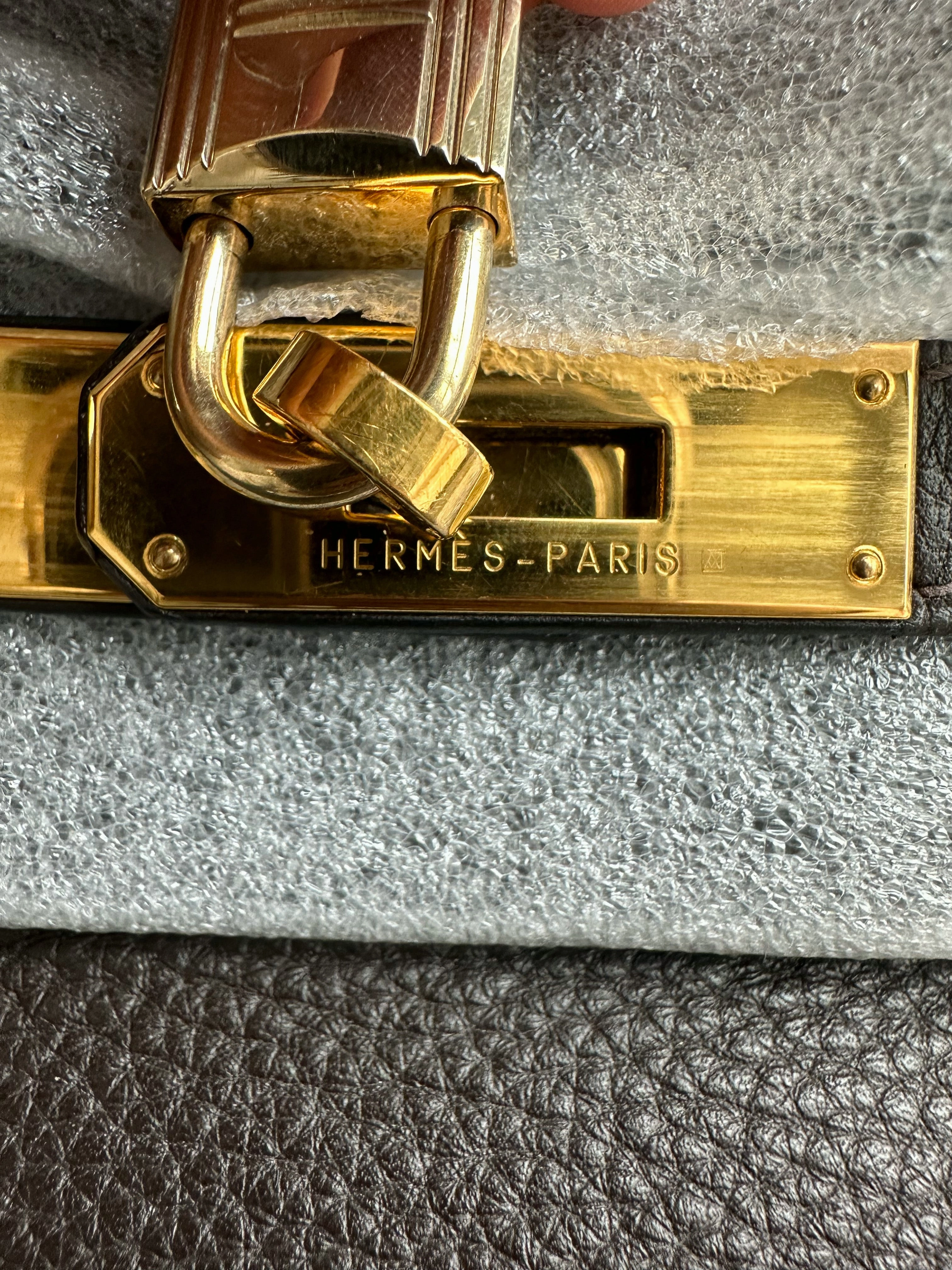 Herms Brown Clemence Birkin 35