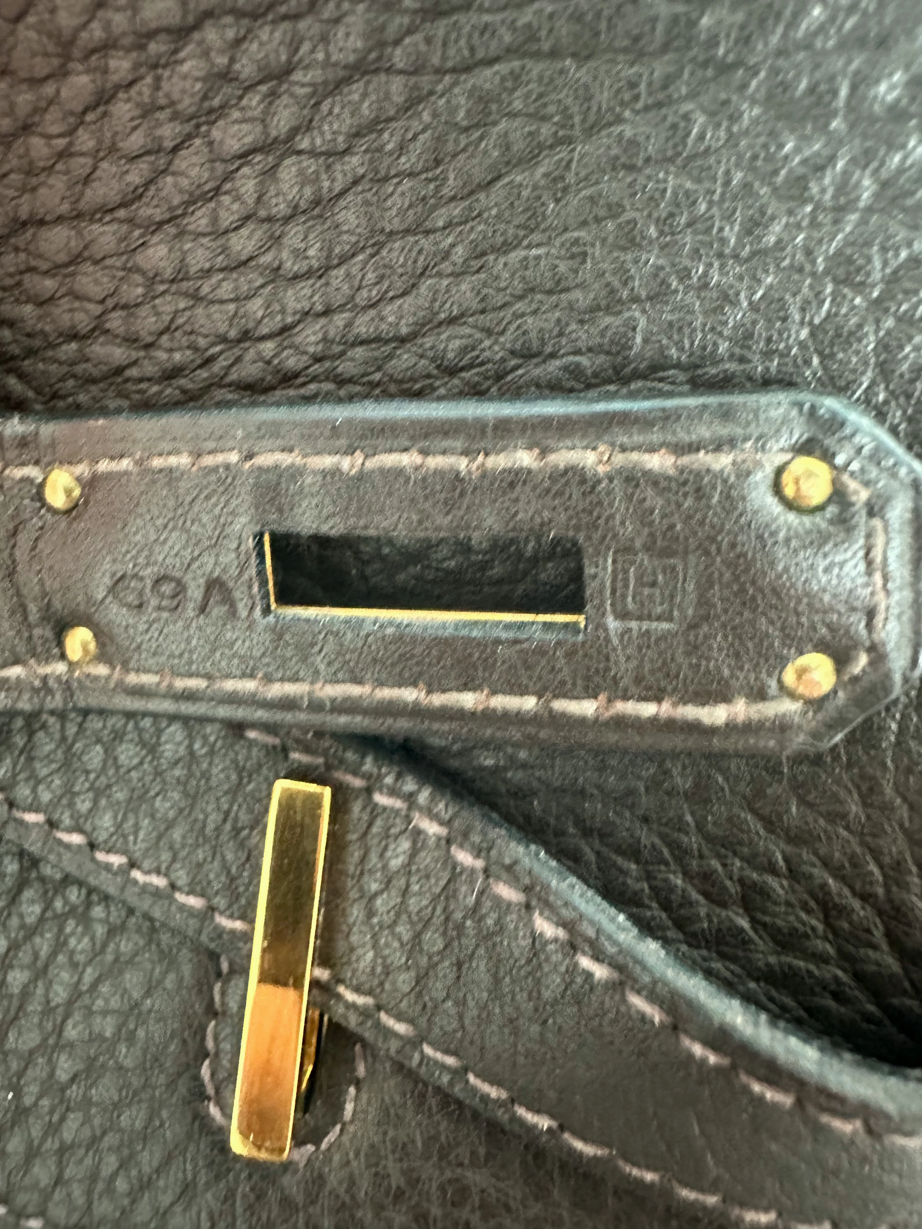 Herms Brown Clemence Birkin 35