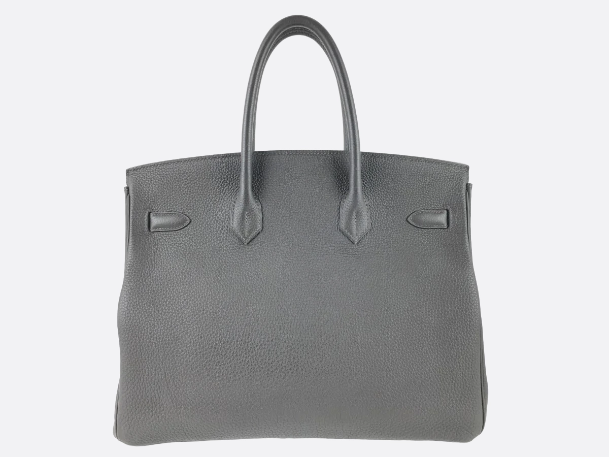 Herms Graphite Gray Togo Leather Birkin 35