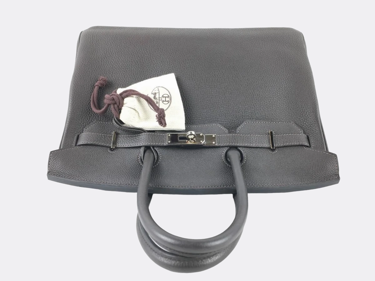 Herms Graphite Gray Togo Leather Birkin 35