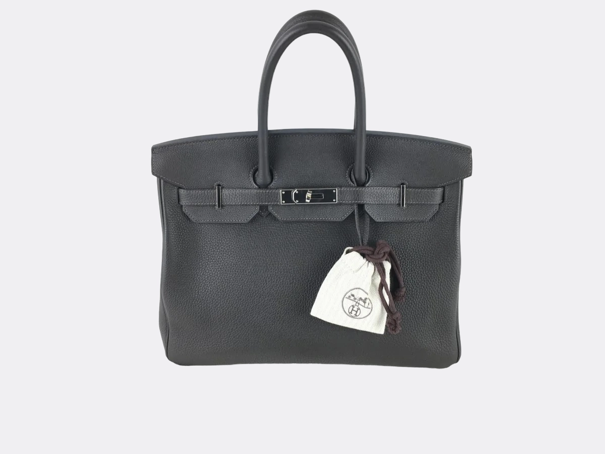 Herms Graphite Gray Togo Leather Birkin 35