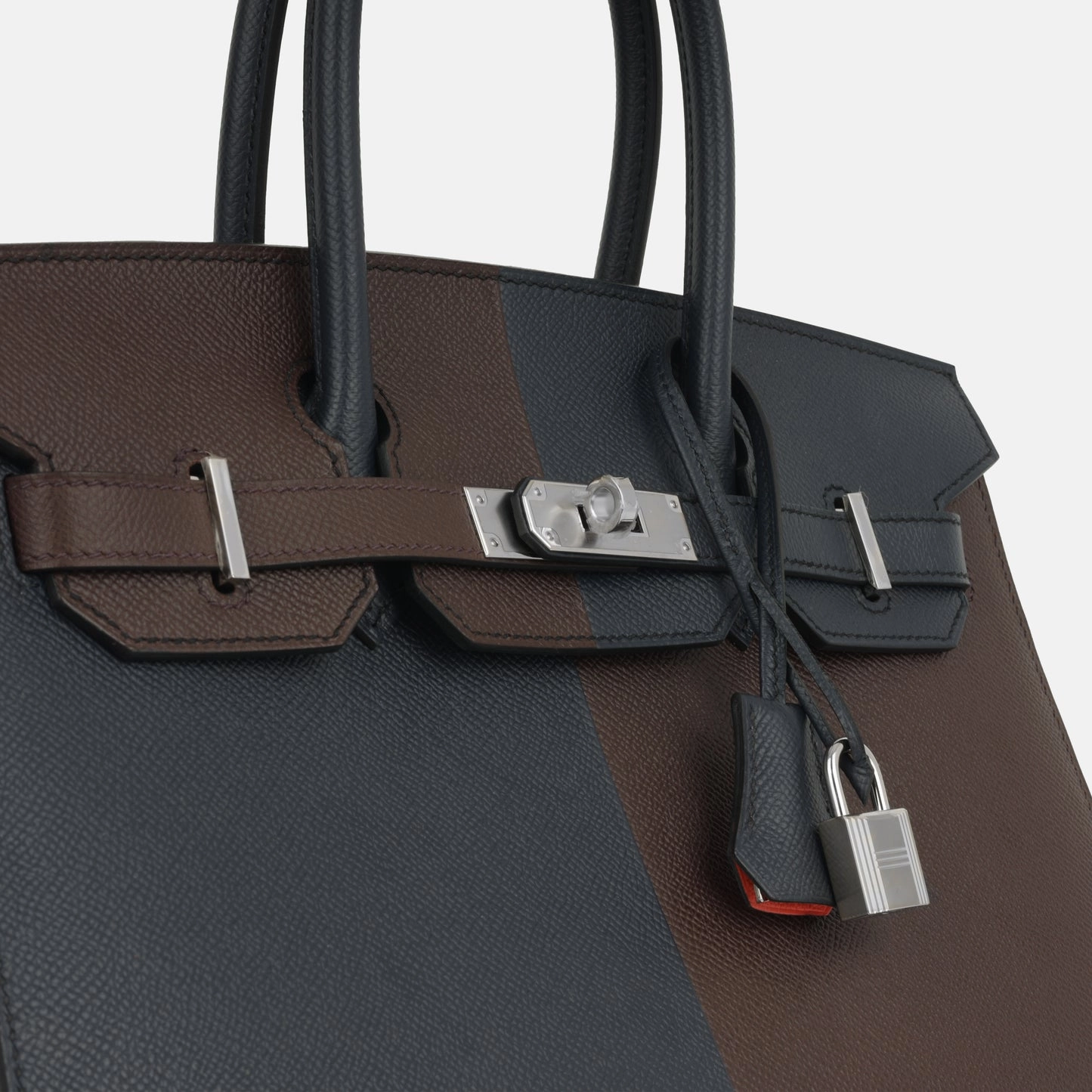 Herms Herms - Birkin 30 Casaque - Rouge sellier / Bleu Indigo Epsom - 2022 - Unused
