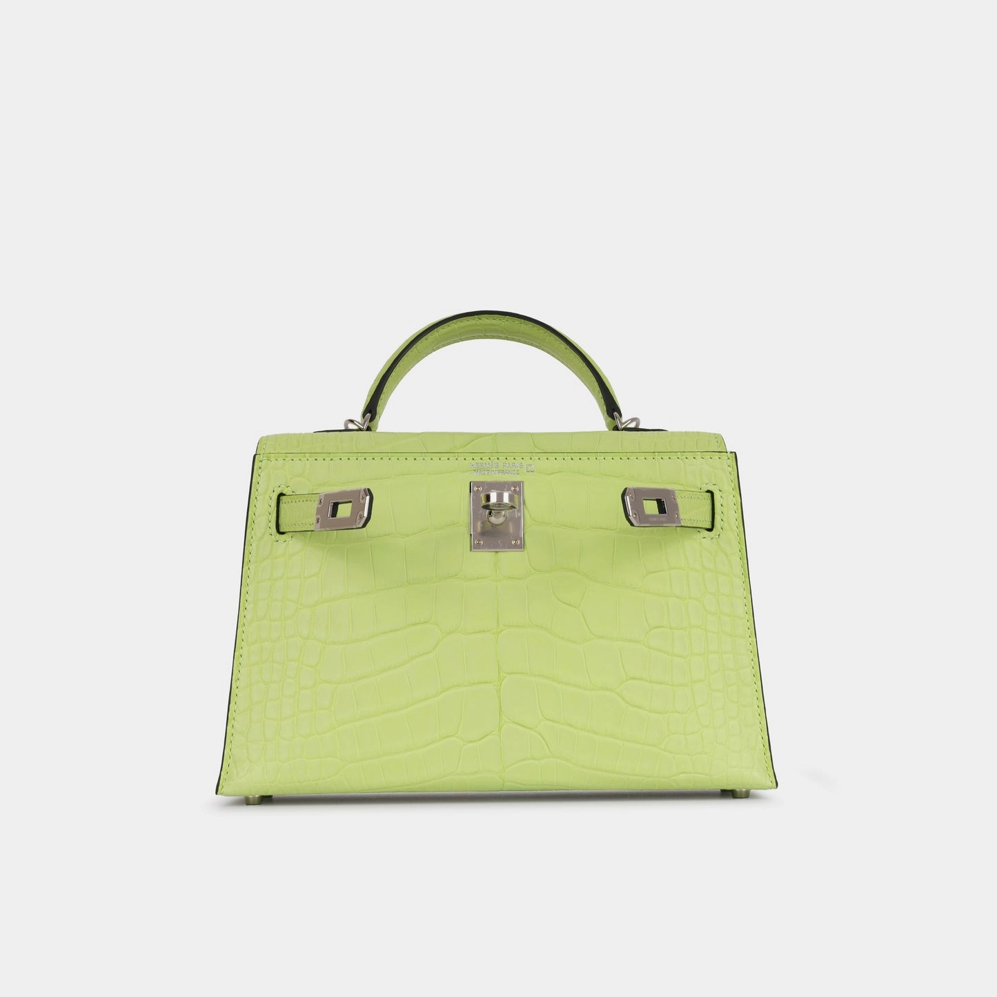 Herms Herms - Mini Kelly 20 - Jaune Bourgeon Alligator Leather PHW - Brand New - 2024 (NWT)