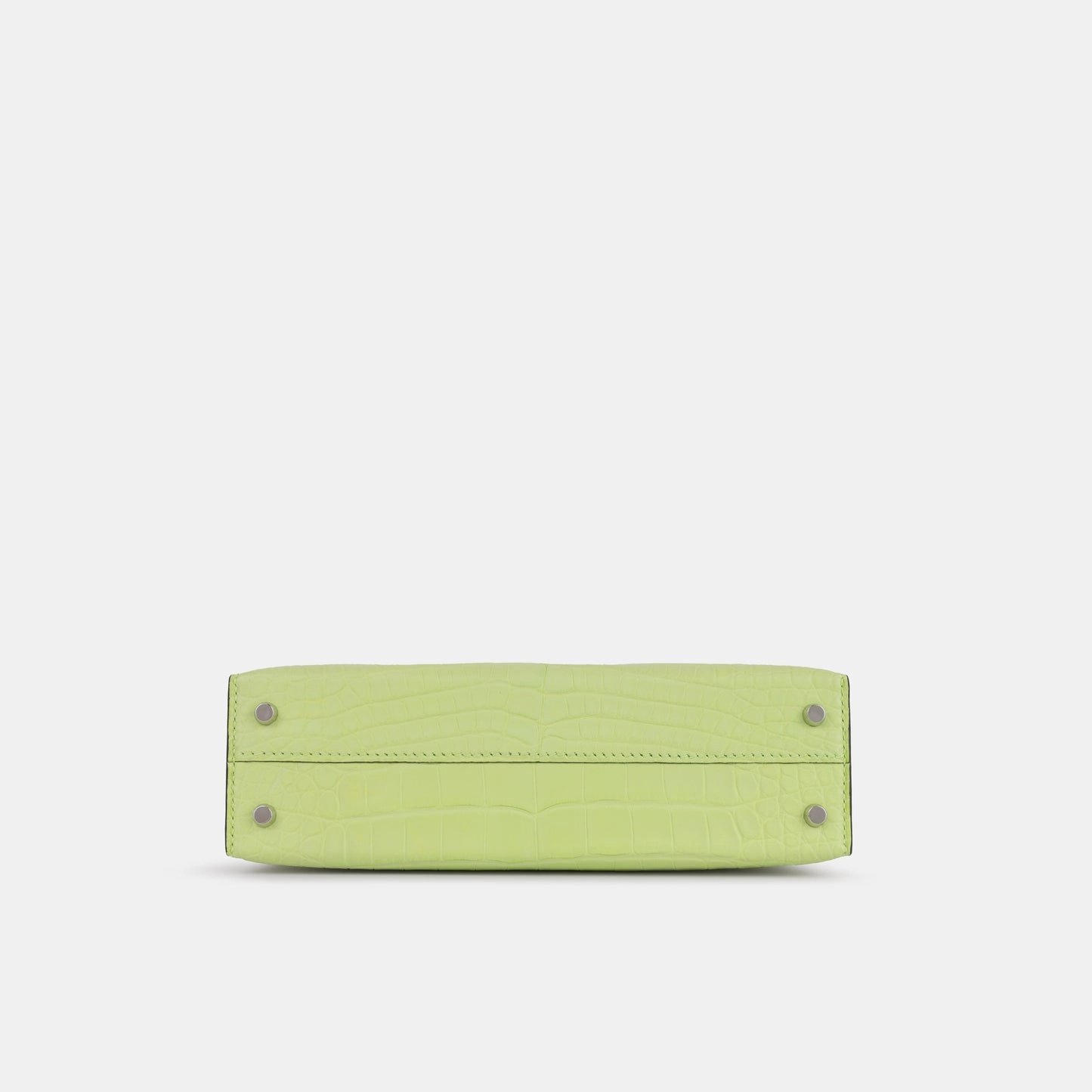 Herms Herms - Mini Kelly 20 - Jaune Bourgeon Alligator Leather PHW - Brand New - 2024 (NWT)