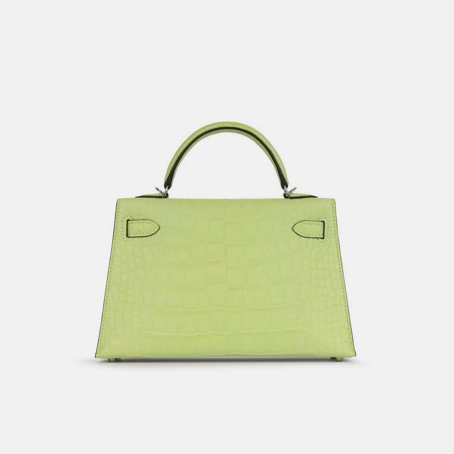 Herms Herms - Mini Kelly 20 - Jaune Bourgeon Alligator Leather PHW - Brand New - 2024 (NWT)