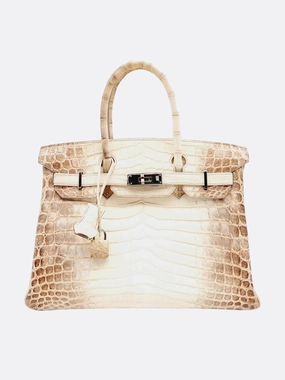 Herms Himalaya White Crocodile Birkin 30
