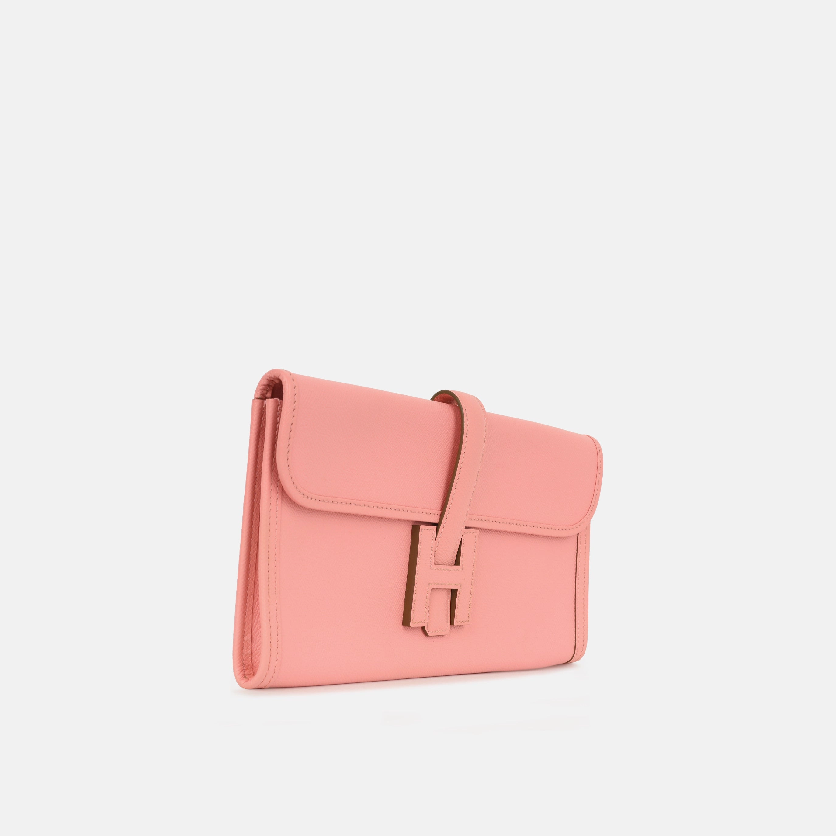 Herms Jige Clutch 29 - Rose Confetti