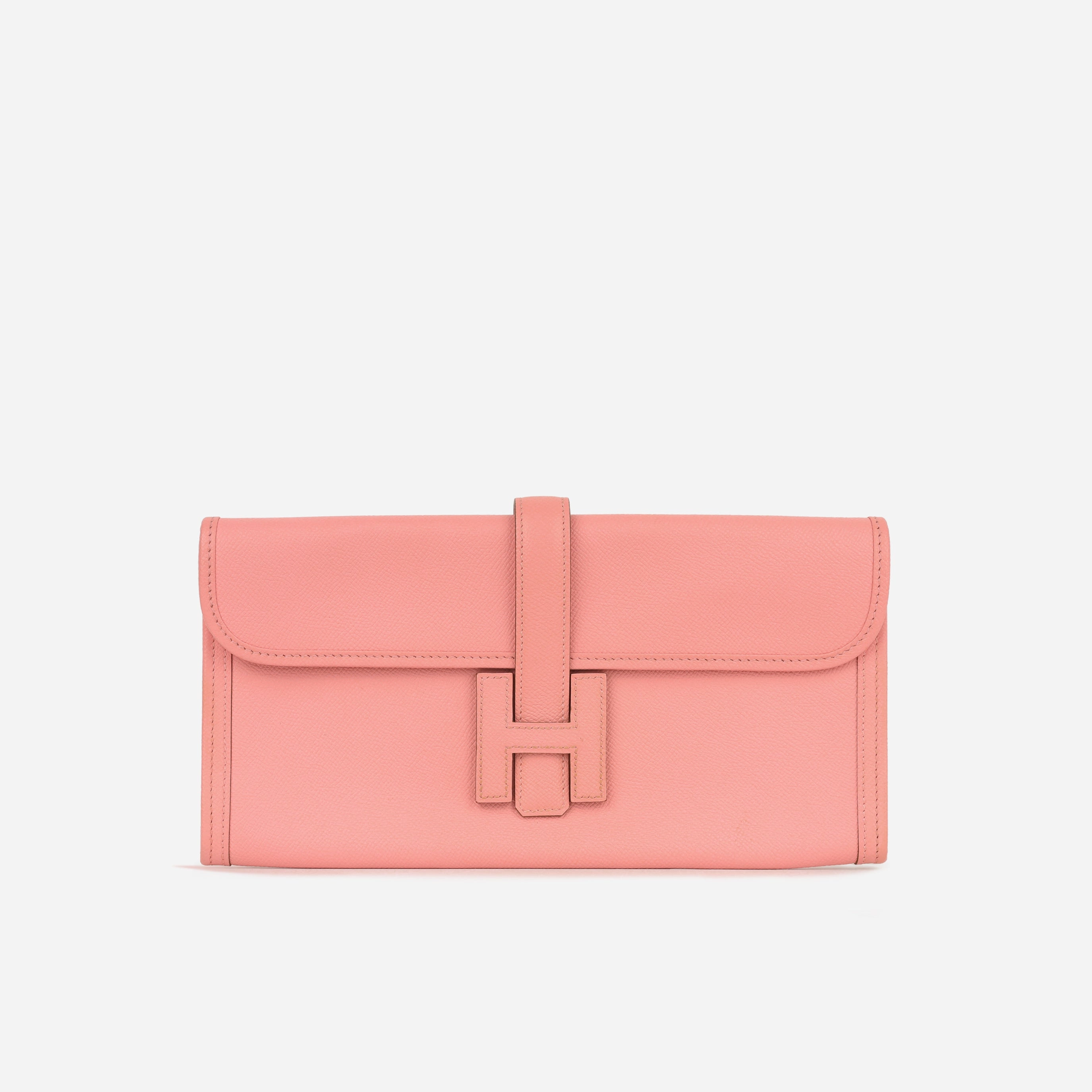 Herms Jige Clutch 29 - Rose Confetti