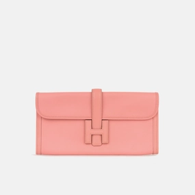 Herms Jige Clutch 29 - Rose Confetti