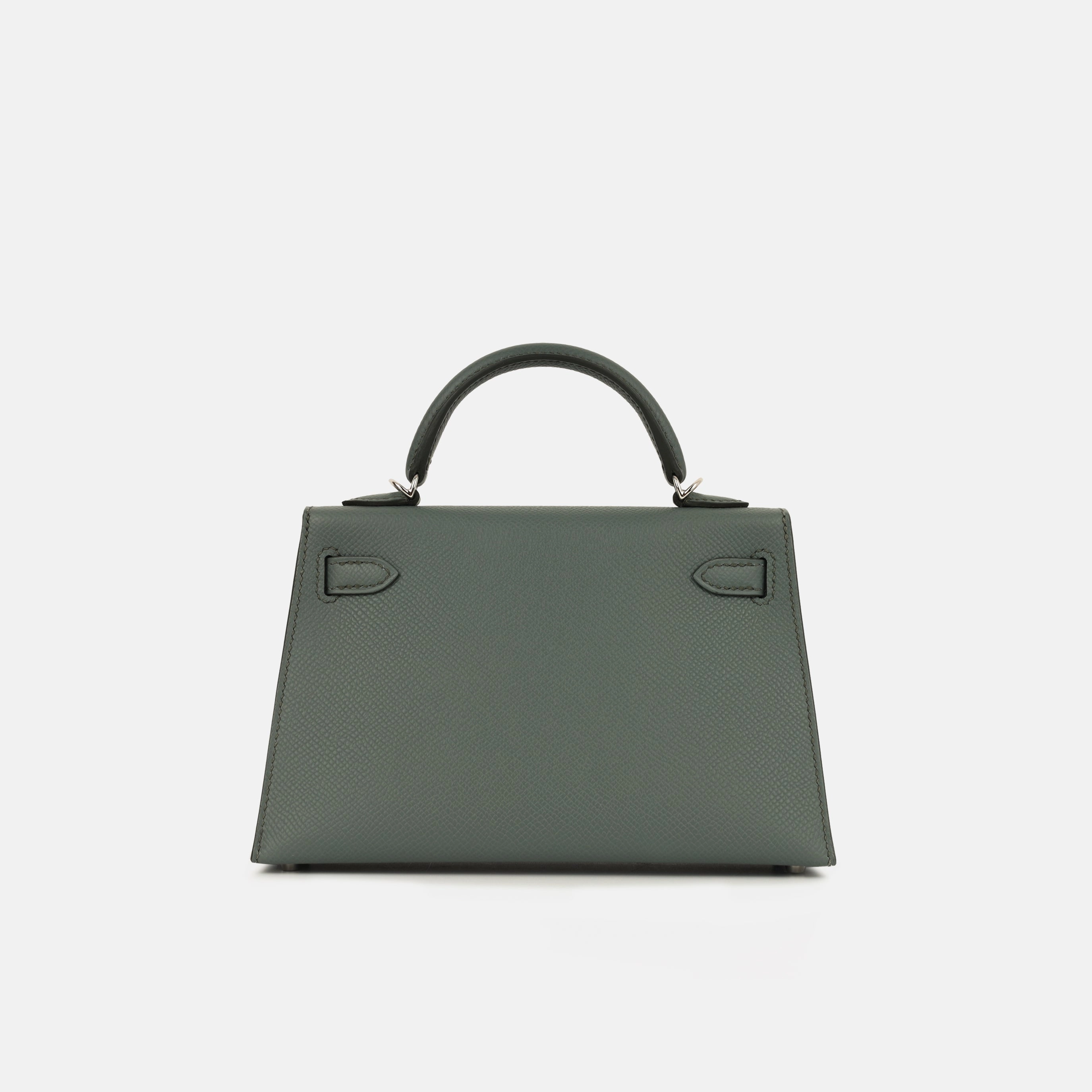 Herms Mini Kelly - Vert Amande