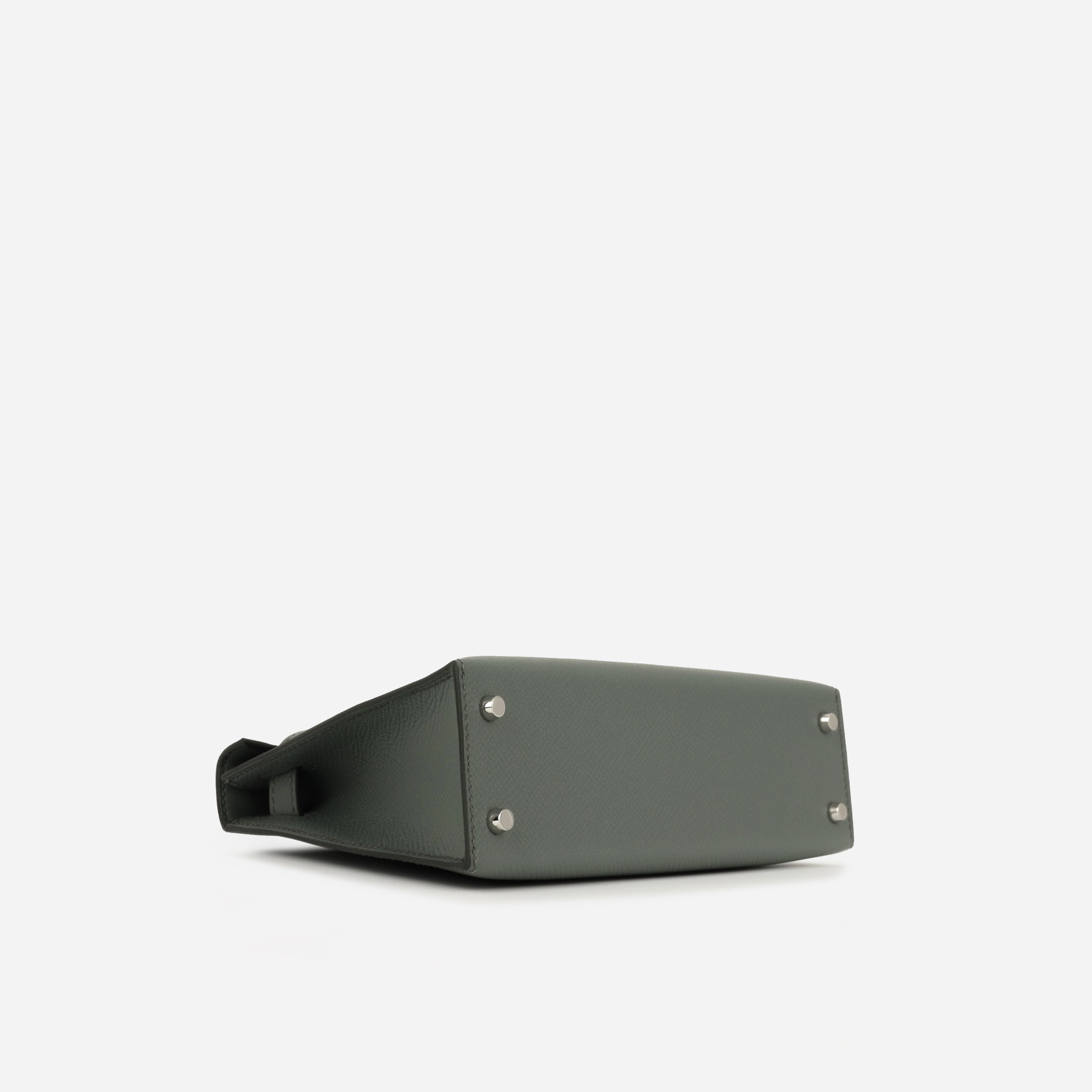 Herms Mini Kelly - Vert Amande