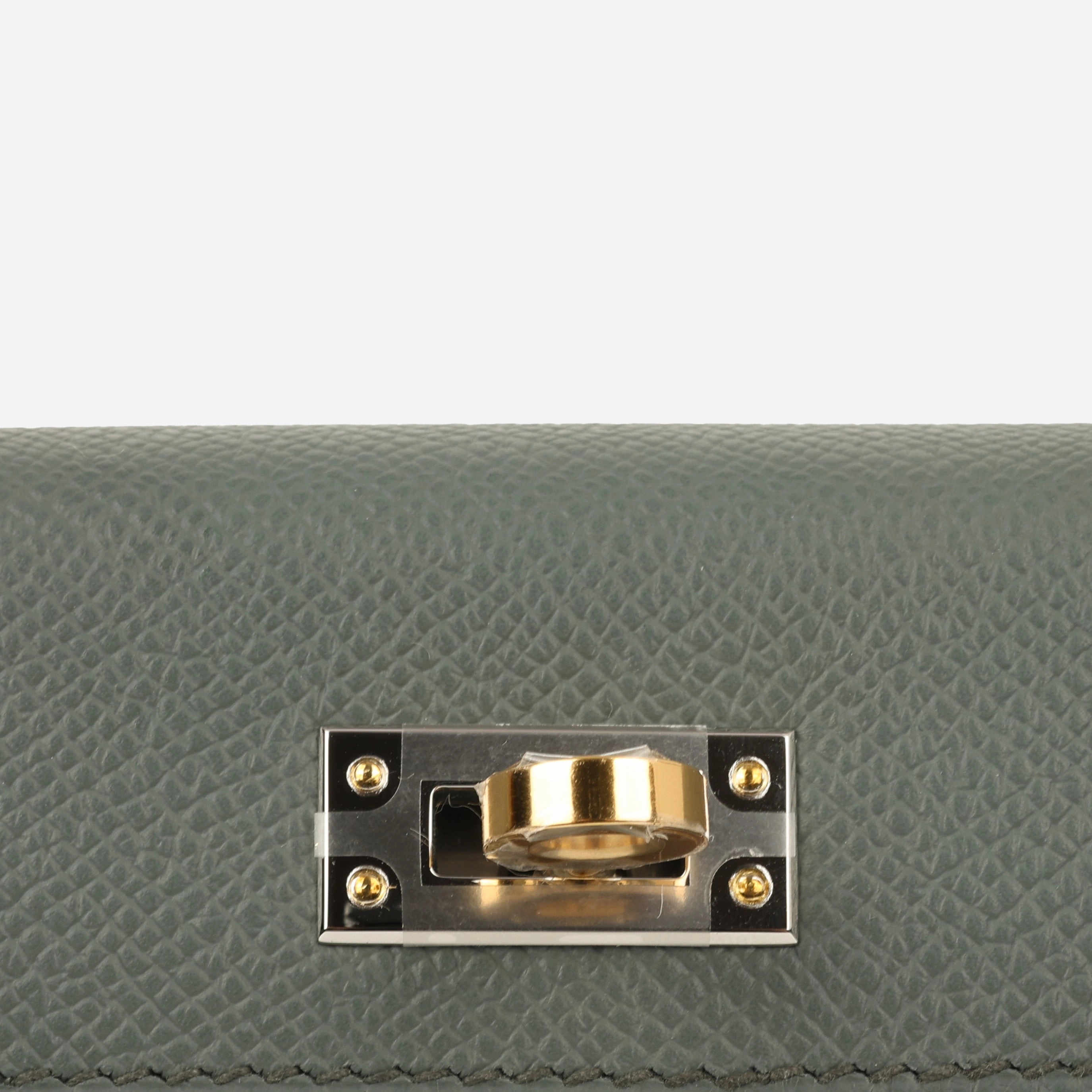 Herms Mini Kelly - Vert Amande