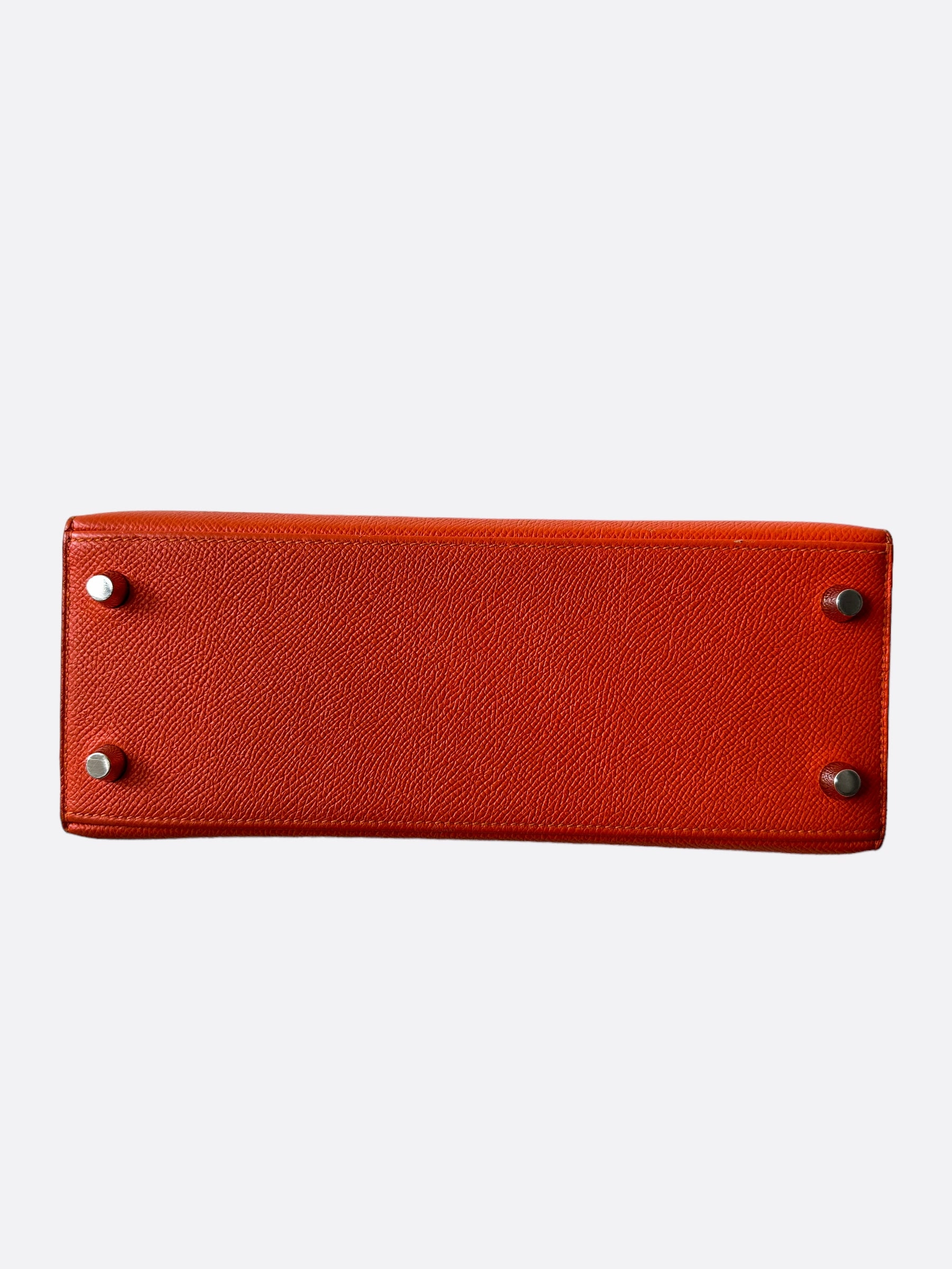 Herms Orange Epsom Kelly 25