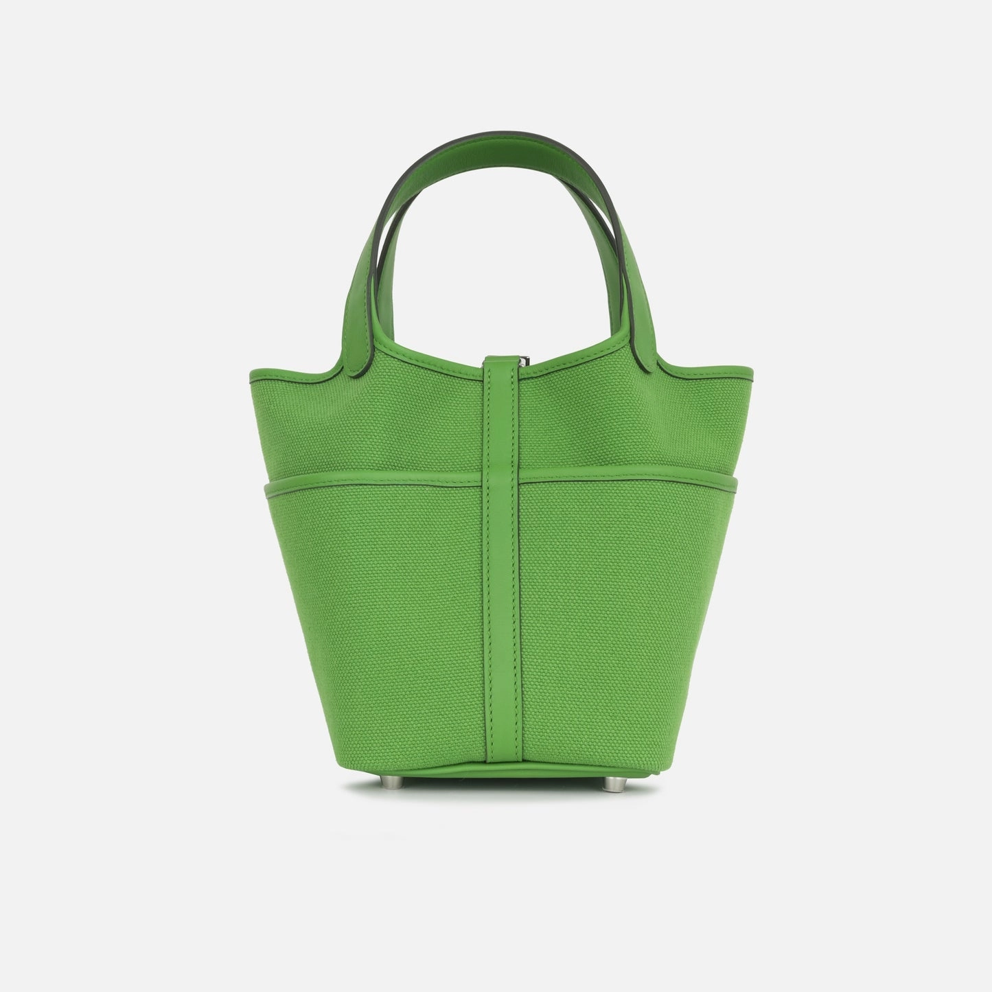 Herms Picotin 18 Cargo Vert Yucca Canvas PHW (NWT)