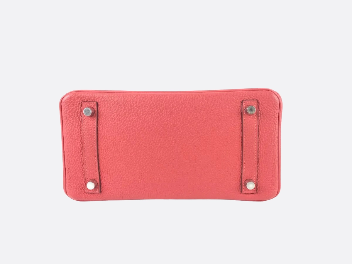 Herms Rouge Pivoine Birkin 25