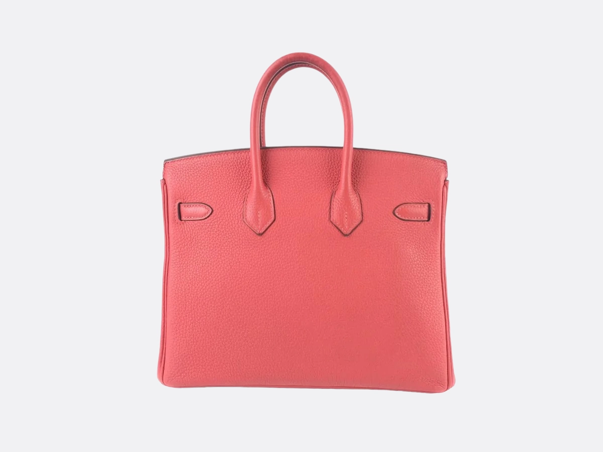 Herms Rouge Pivoine Birkin 25