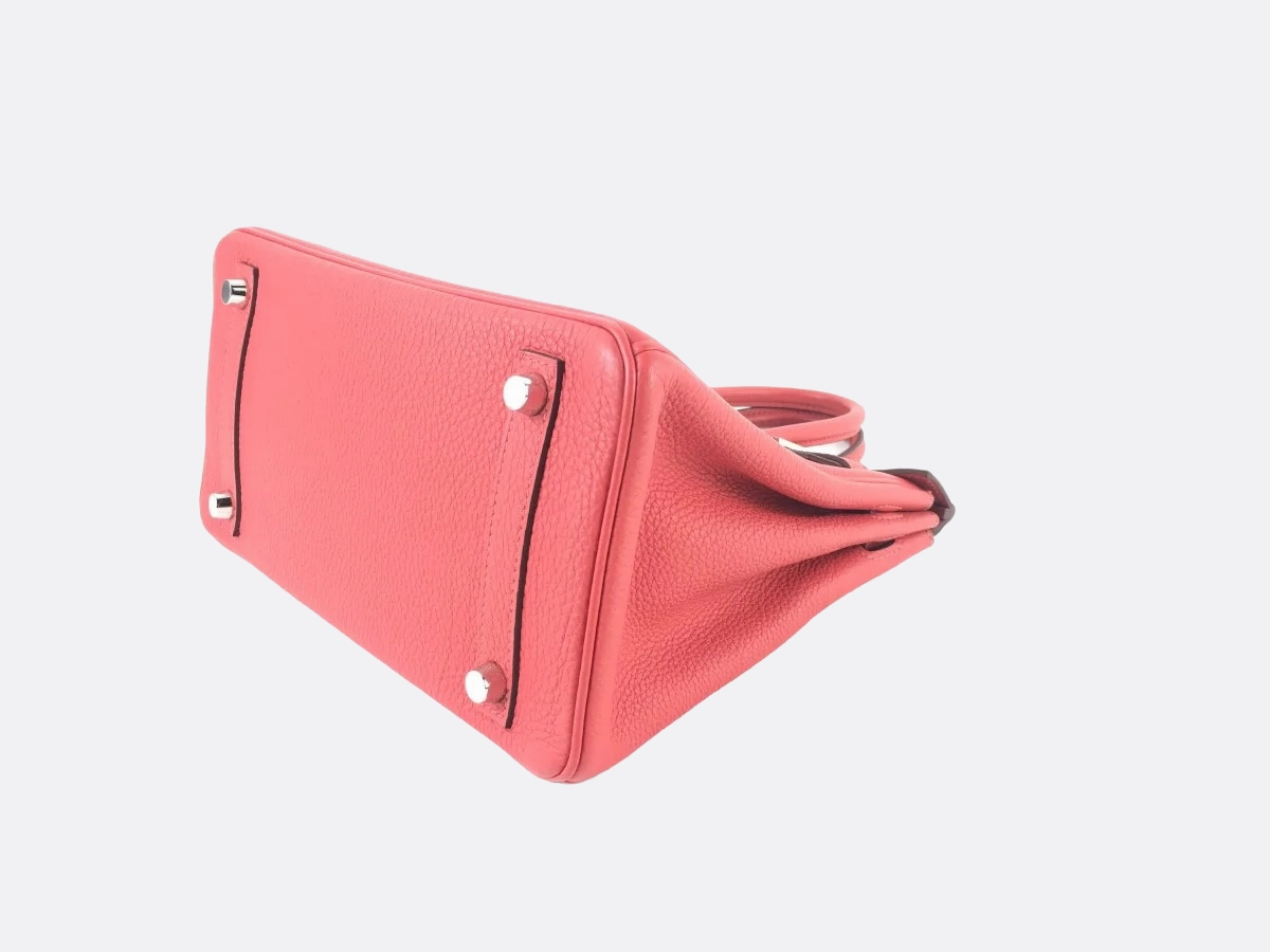 Herms Rouge Pivoine Birkin 25
